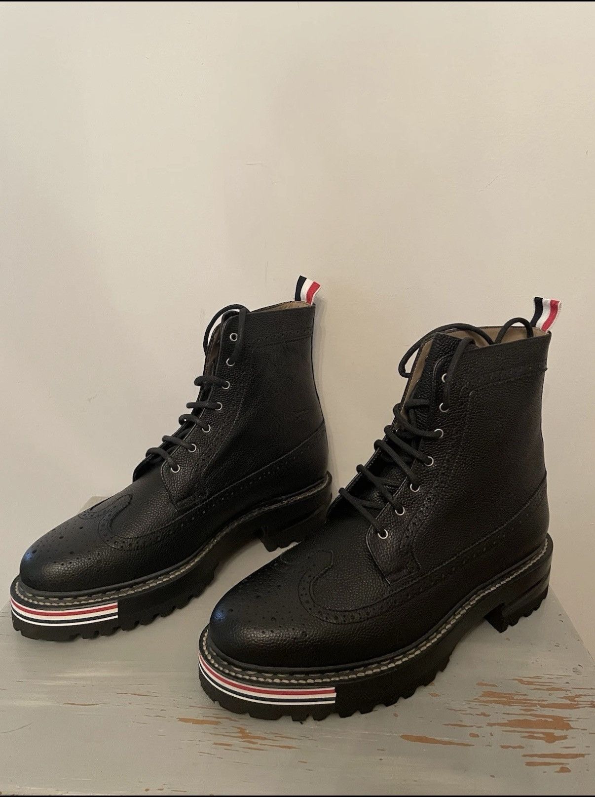 Thom Browne Thom Browne Leather Lugsole Hiking Boots Size US 9.5 / EU 42-43 - 4 Thumbnail