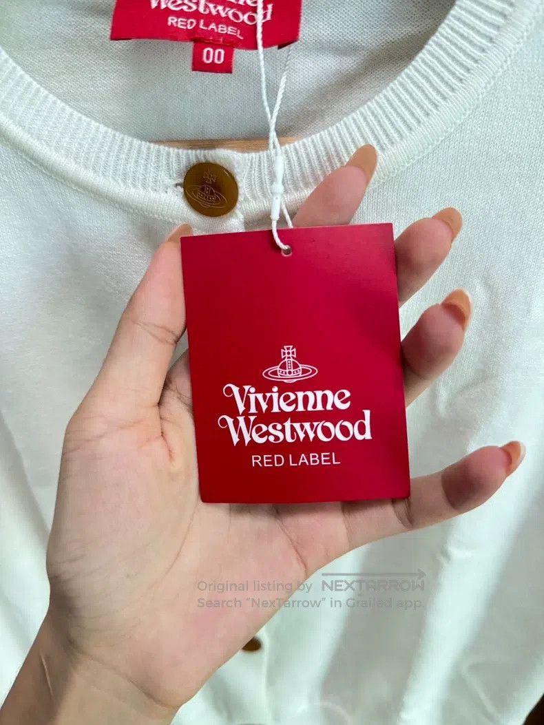 Vivienne Westwood vivienne westwood Red Label Open Cardigan White Sweater Size XS / US 0-2 / IT 36-38 - 4 Thumbnail