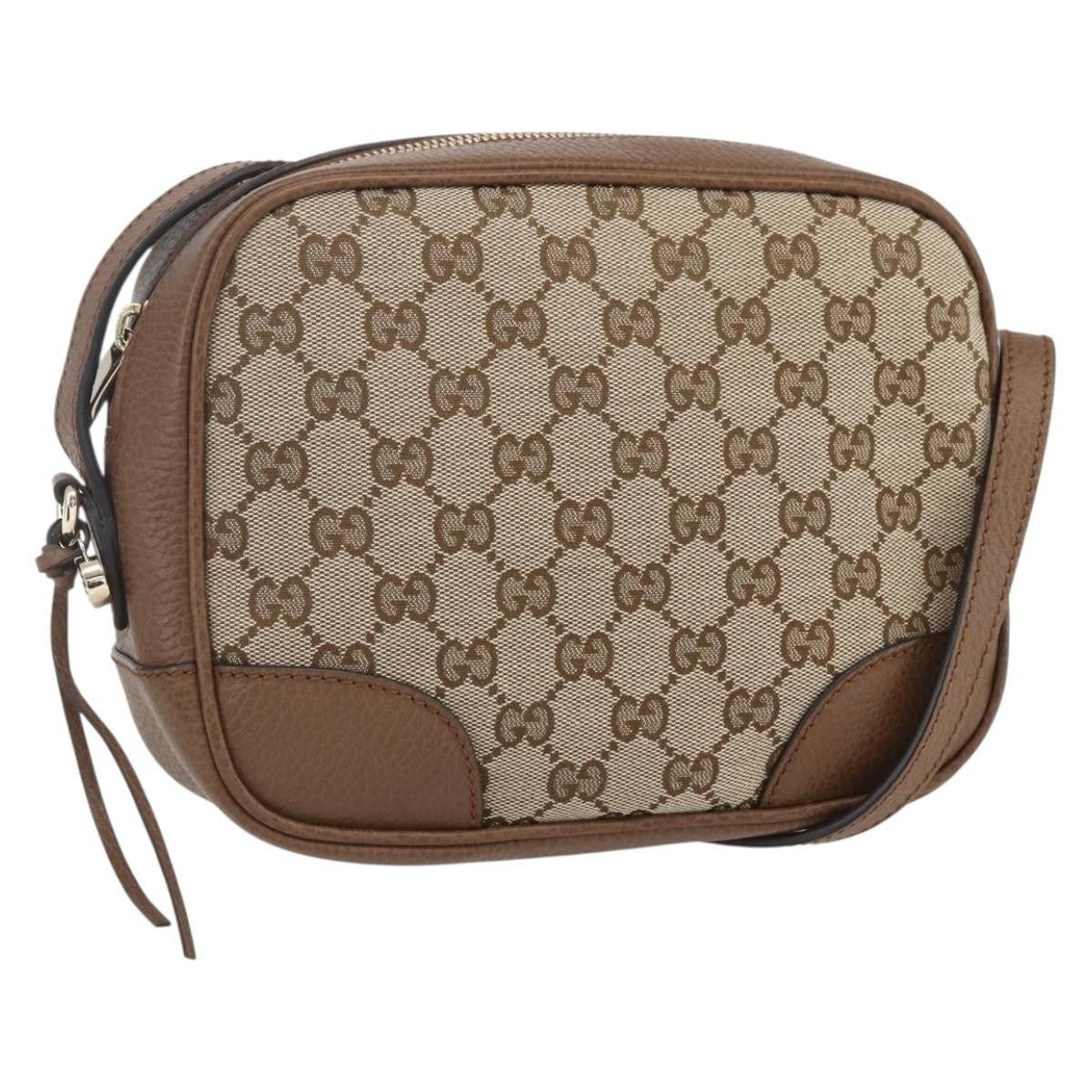 Gucci Gucci Bree Disco Crossbody Bag GG Canvas with Leather Size ONE SIZE - 1 Thumbnail