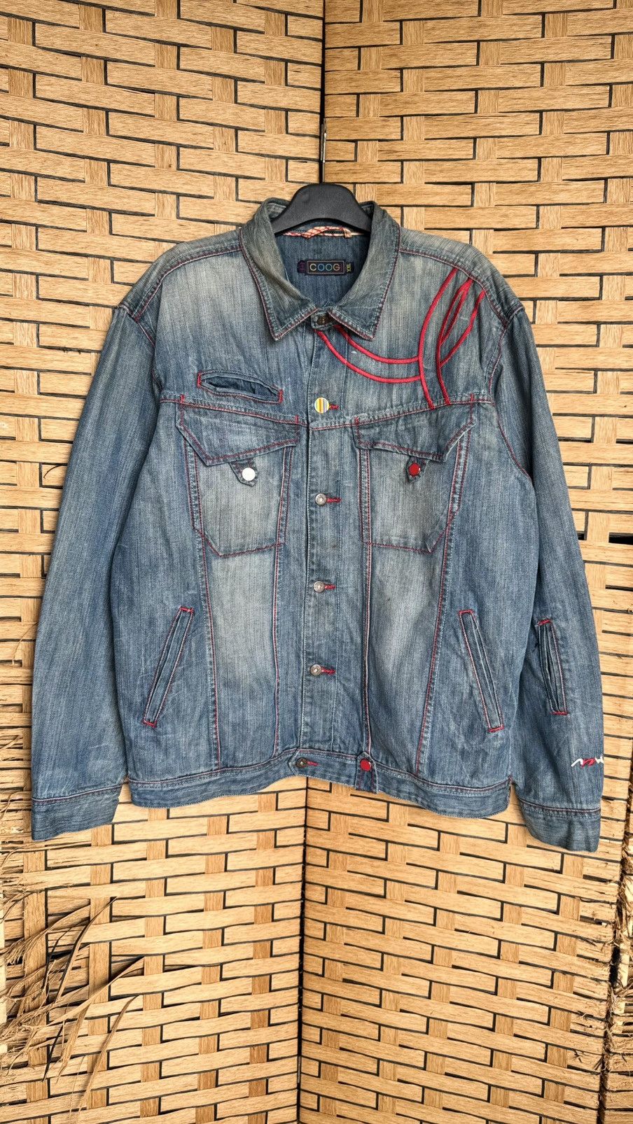 Coogi Coogi Denim Jacket Size US XL / EU 56 / 4 - 1 Thumbnail