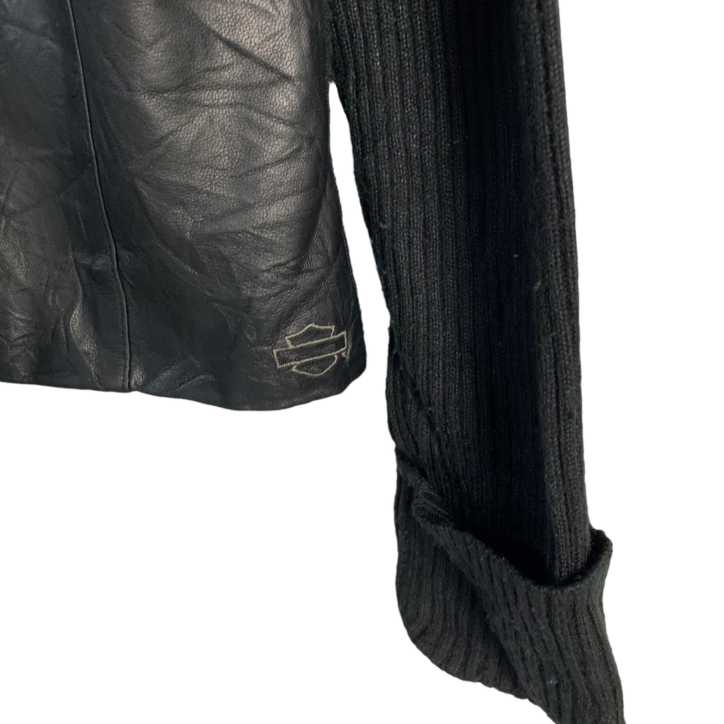Harley Davidson Harley Davidson Spellout Leather Jacket Size XL / US 12-14 / IT 48-50 - 7 Thumbnail