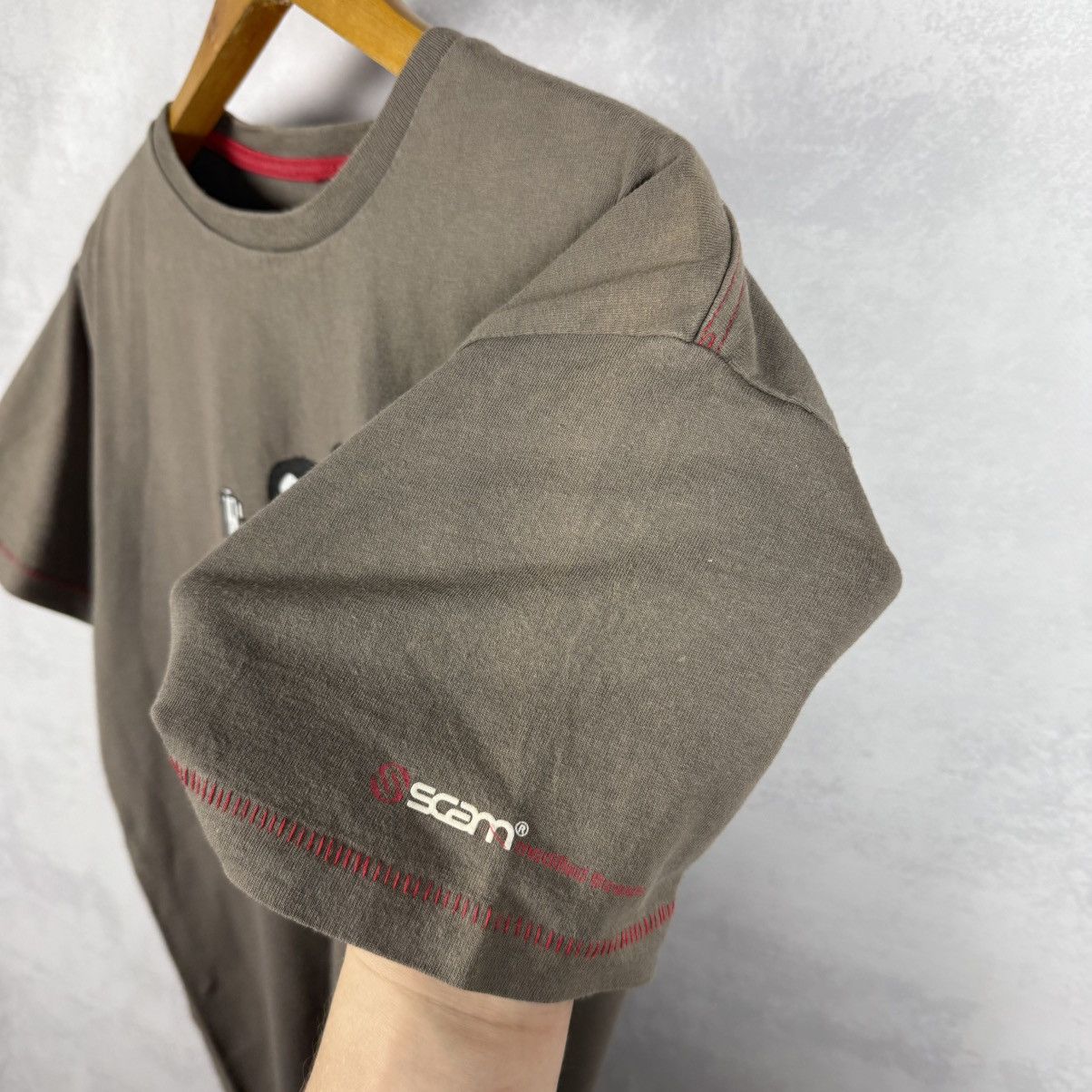 Vintage Vintage Pulp Fiction Brown T-Shirt Scam Size US M / EU 48-50 / 2 - 6 Thumbnail
