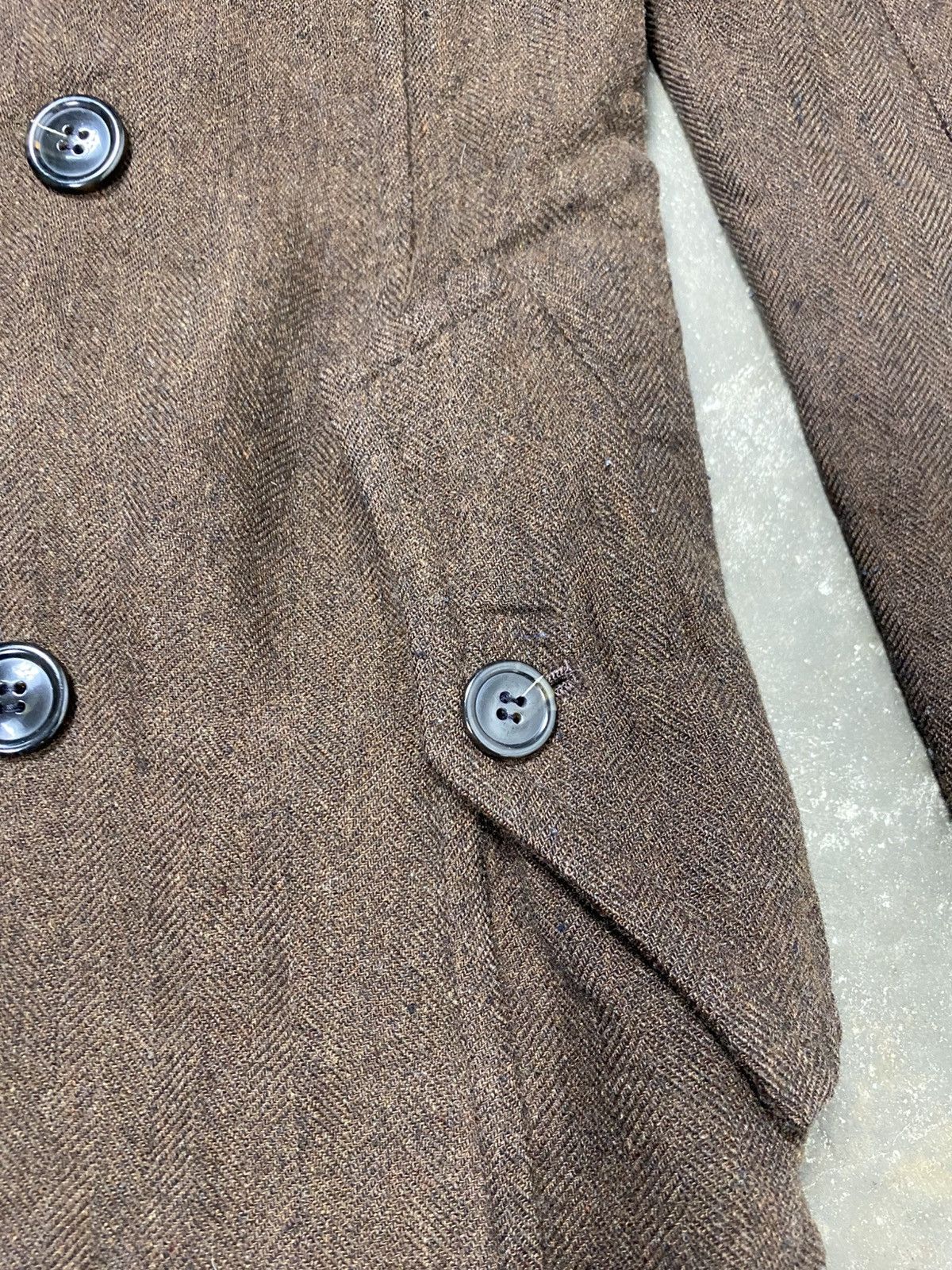 Issey Miyake Sunao Kuwahara Double Breasted Wool Jacket Size S / US 4 / IT 40 - 10 Thumbnail