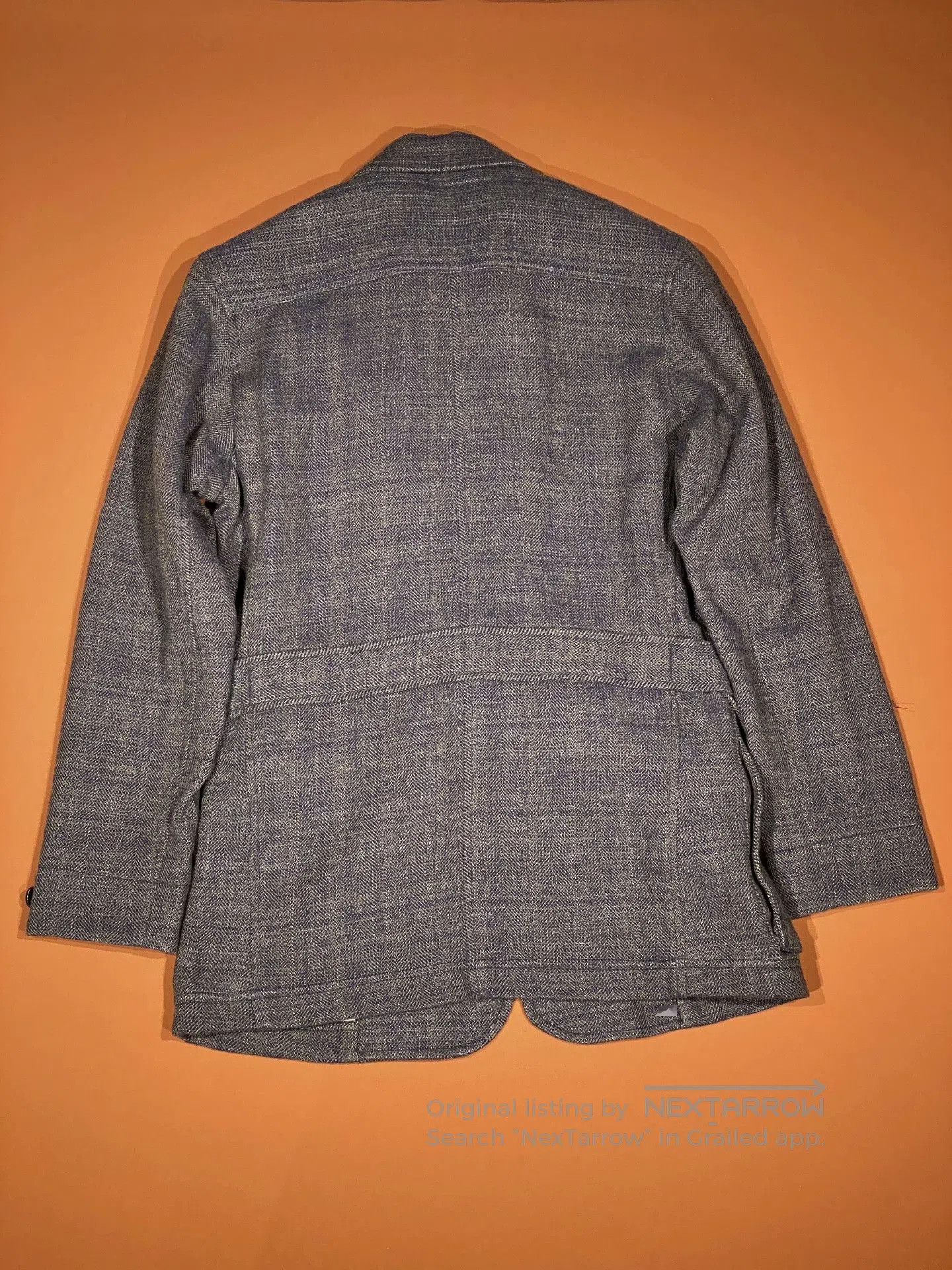HANSEN Garments HANSEN Gray Wave Pattern Hunting Jacket. Size US M / EU 48-50 / 2 - 3 Thumbnail