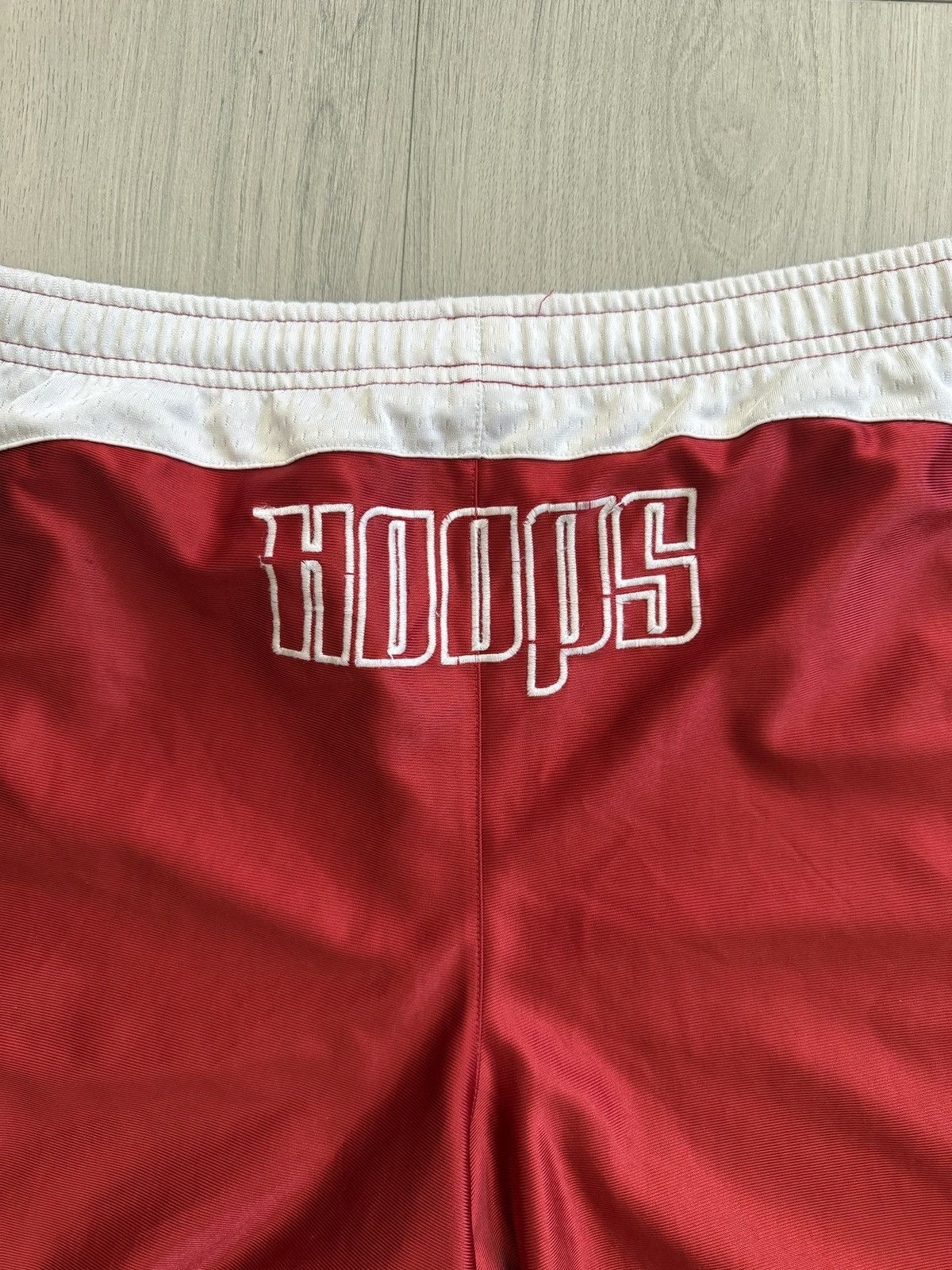 Nike Mid 00s Nike “Hoops” Reversible Red & Gray Basketball Shorts Size US 36 / EU 52 - 3 Thumbnail