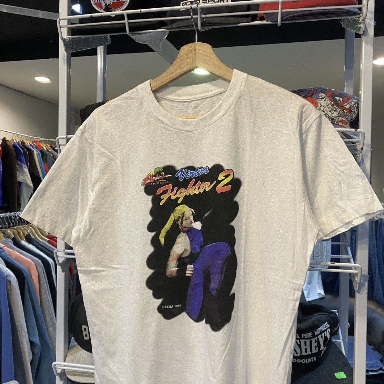 Nintendo Vintage 1994’ Virtua Fighter 2 Sarah Bryant Character Tshirt Size US M / EU 48-50 / 2 - 3 Thumbnail