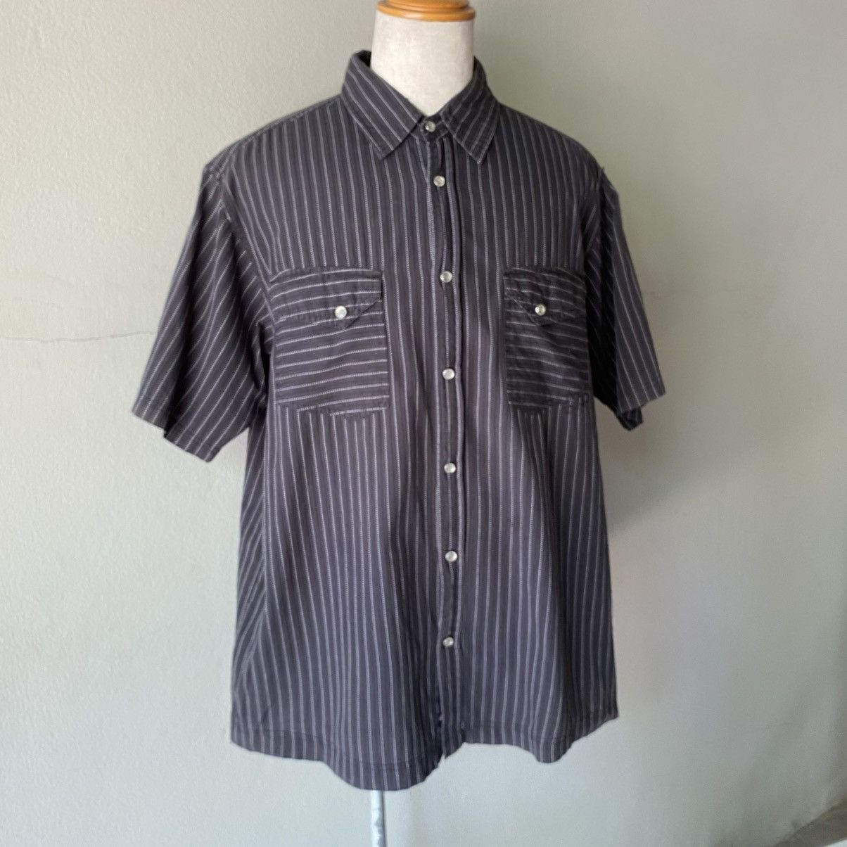 Dickies Dickies Black Shirt with White and Black Stitched Stripes Size US XXL / EU 58 / 5 - 13 Thumbnail