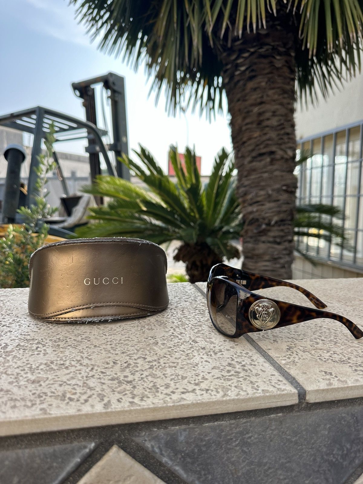 Gucci Gucci Sunglasses GG3027/S Brown Size ONE SIZE - 3 Thumbnail