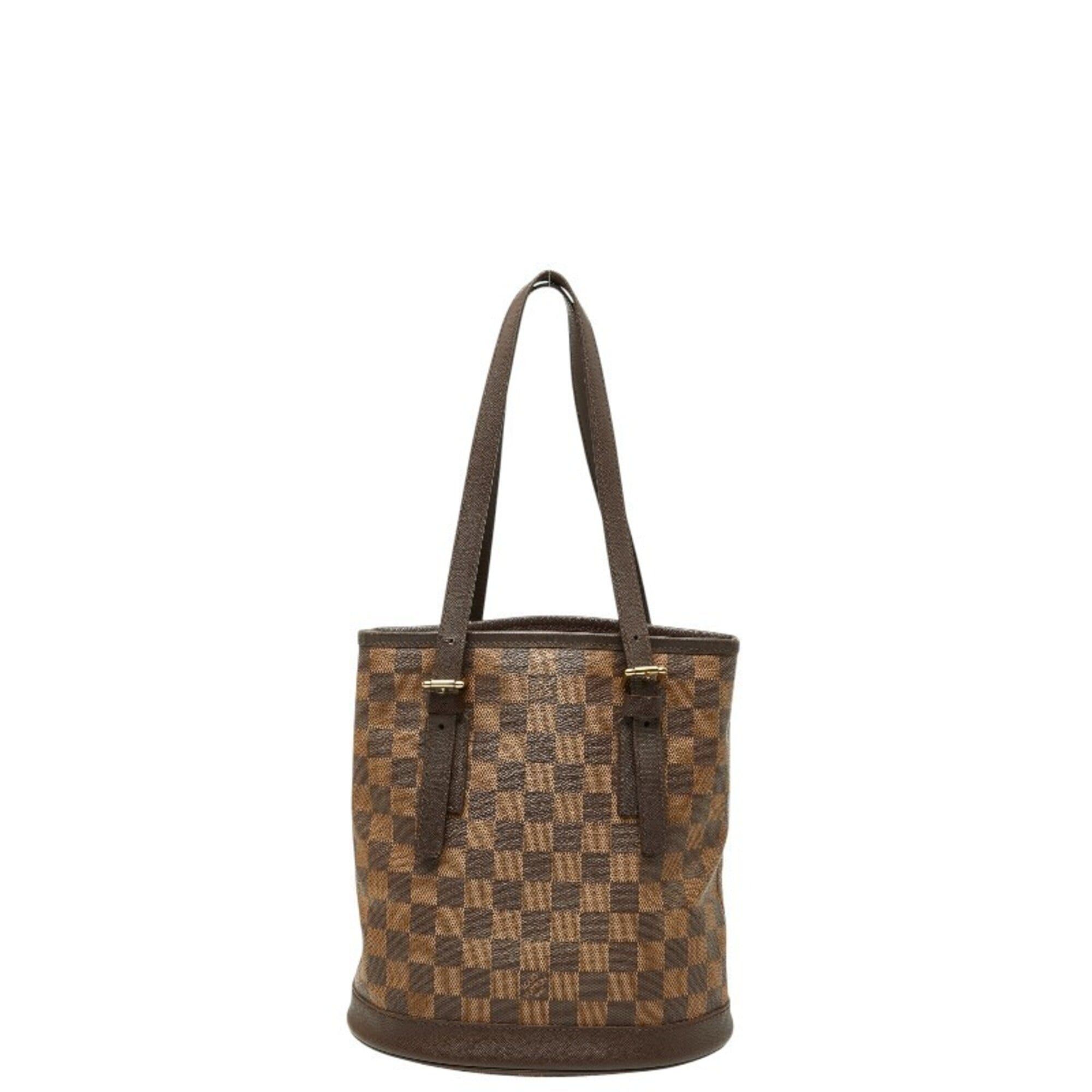 Louis Vuitton Louis Vuitton Damier Mare Tote Bag Shoulder Bucket N42240 Brown Leather Women's LOUIS VUITTON Size ONE SIZE - 1 Thumbnail