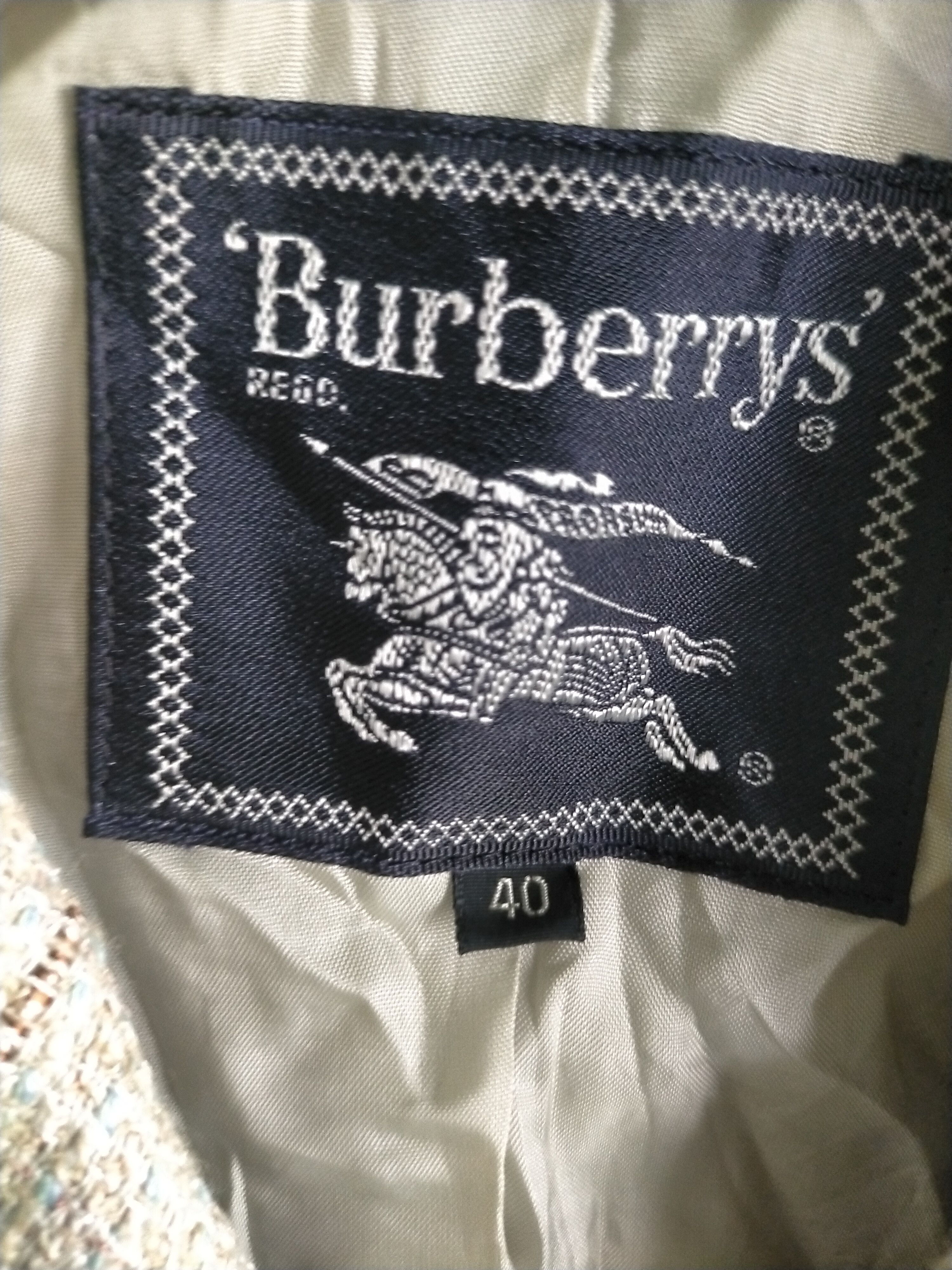 Burberry Vintage Burberry Blazer 90s Size M / US 6-8 / IT 42-44 - 3 Thumbnail