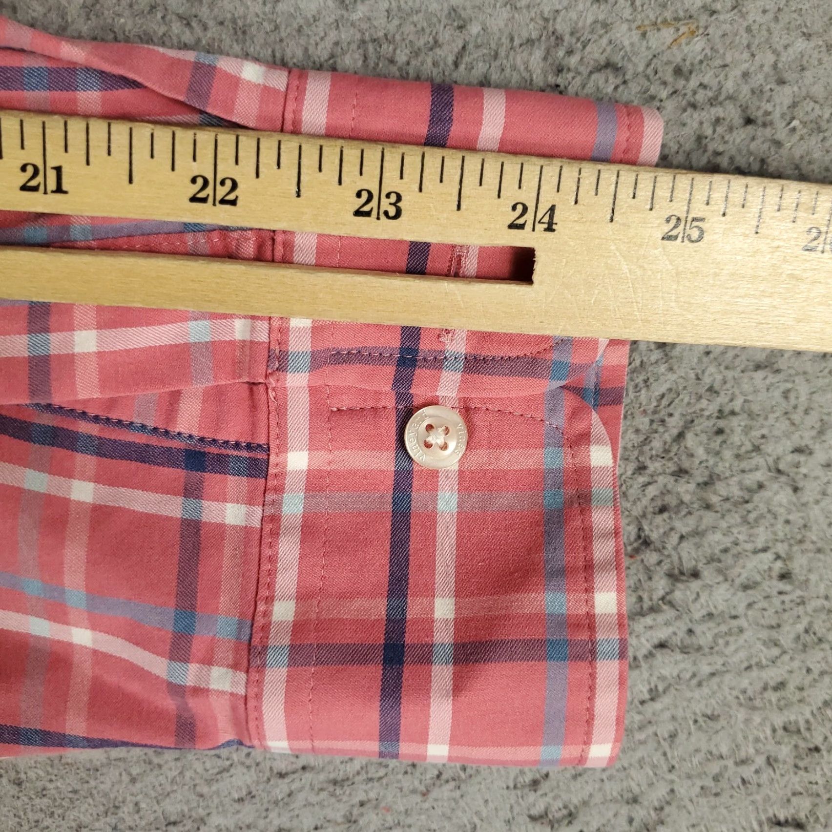 Vineyard Vines Vineyard Vines Shirt Mens Size Medium Pink Plaid Casual Button Up Long Sleeve Size US M / EU 48-50 / 2 - 6 Thumbnail