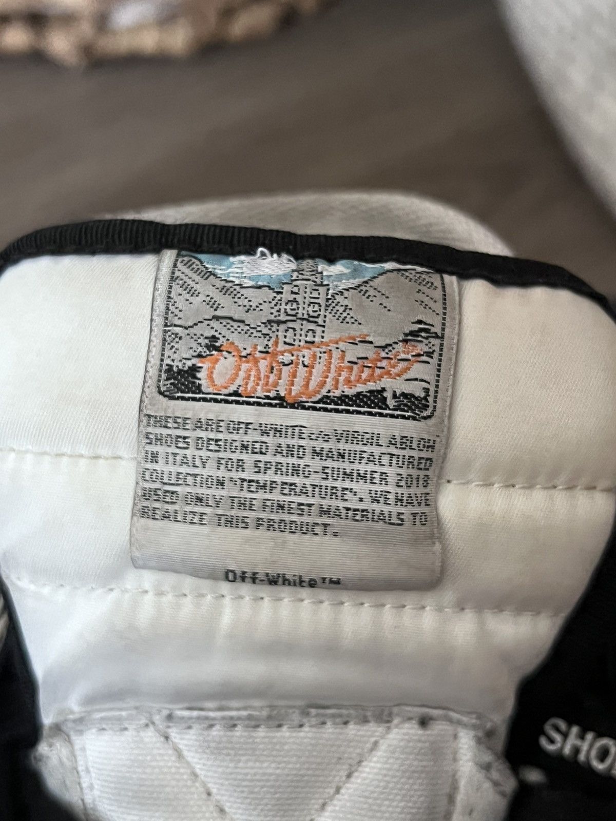 Off-White Off-White Court 3.0 Hightop Sneakers Size US 5 / IT 35 - 11 Thumbnail