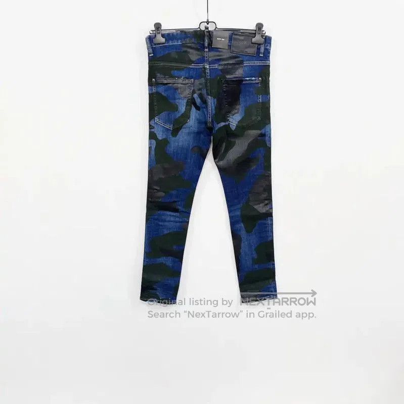 Dsquared2 DSQUARED2 Men's Casual Blue Camouflage Pants . Size US 36 / EU 52 - 2 Thumbnail