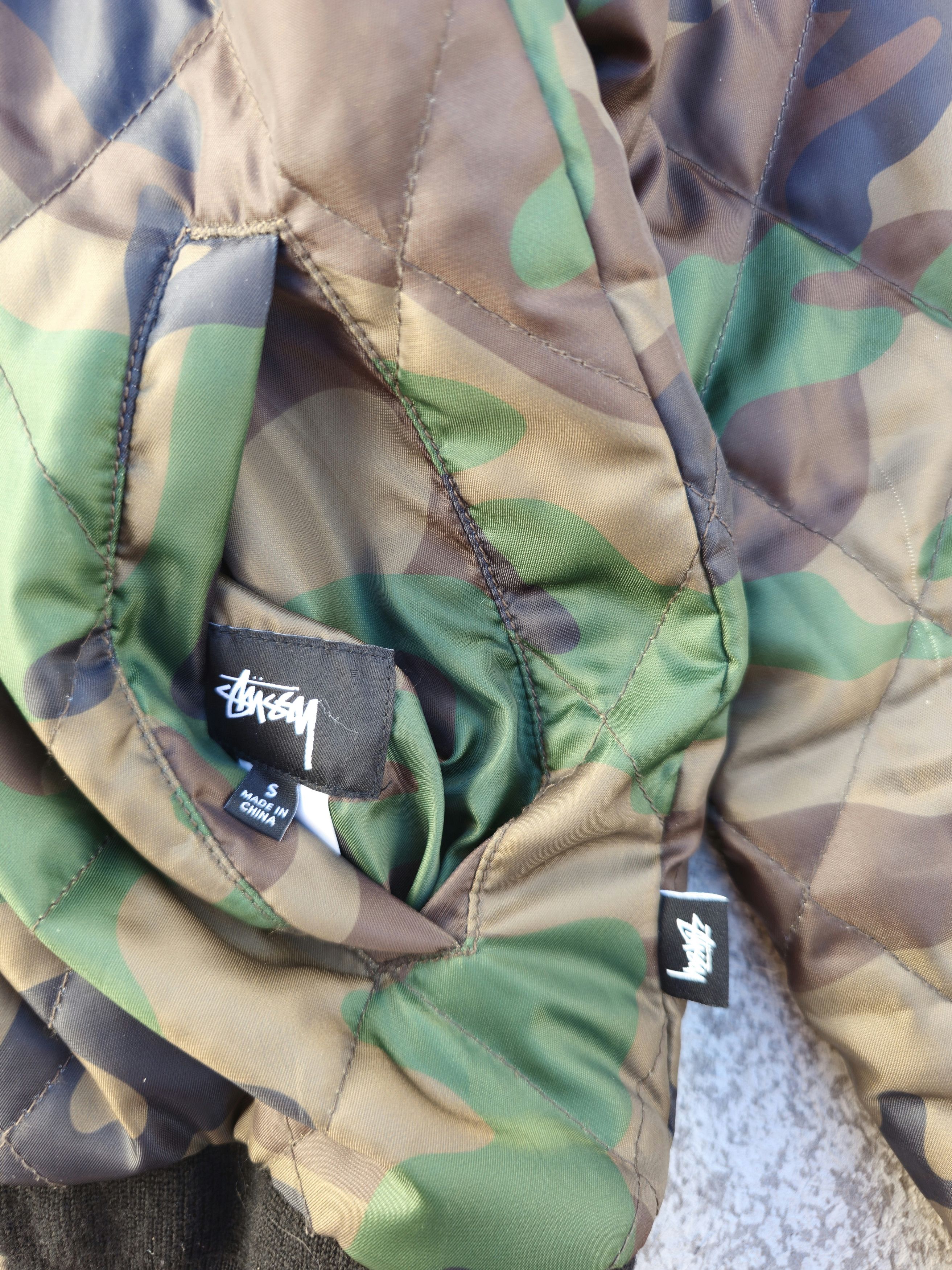Stussy Stussy Quilted Camo Reversible Bomber Jacket Size US S / EU 44-46 / 1 - 3 Thumbnail
