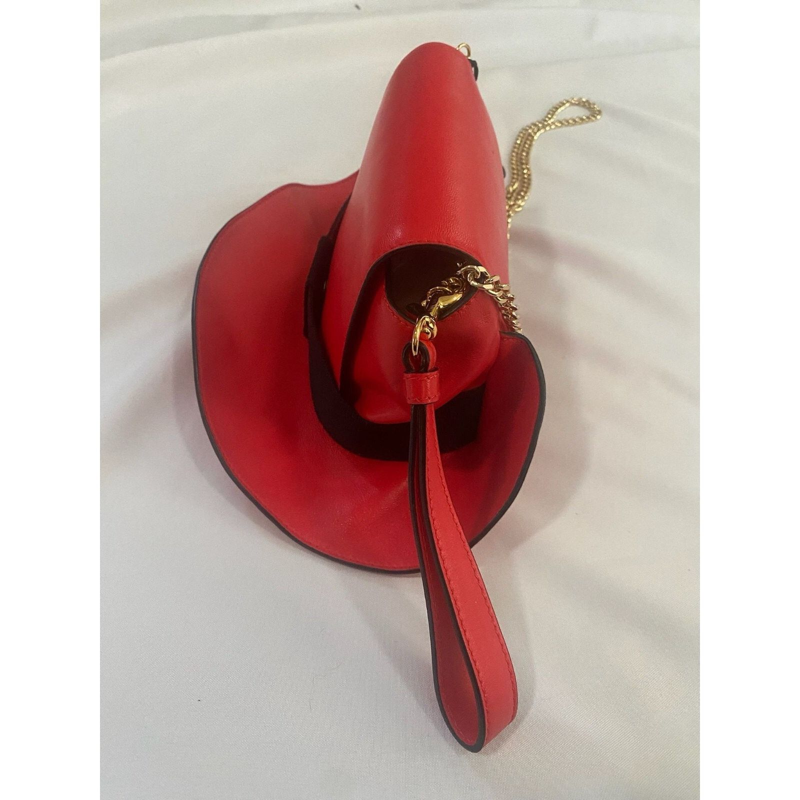 Moschino SS22 MOSCHINO Couture Jeremy Scott Hat Shaped Wristlet Bag Size ONE SIZE - 6 Thumbnail
