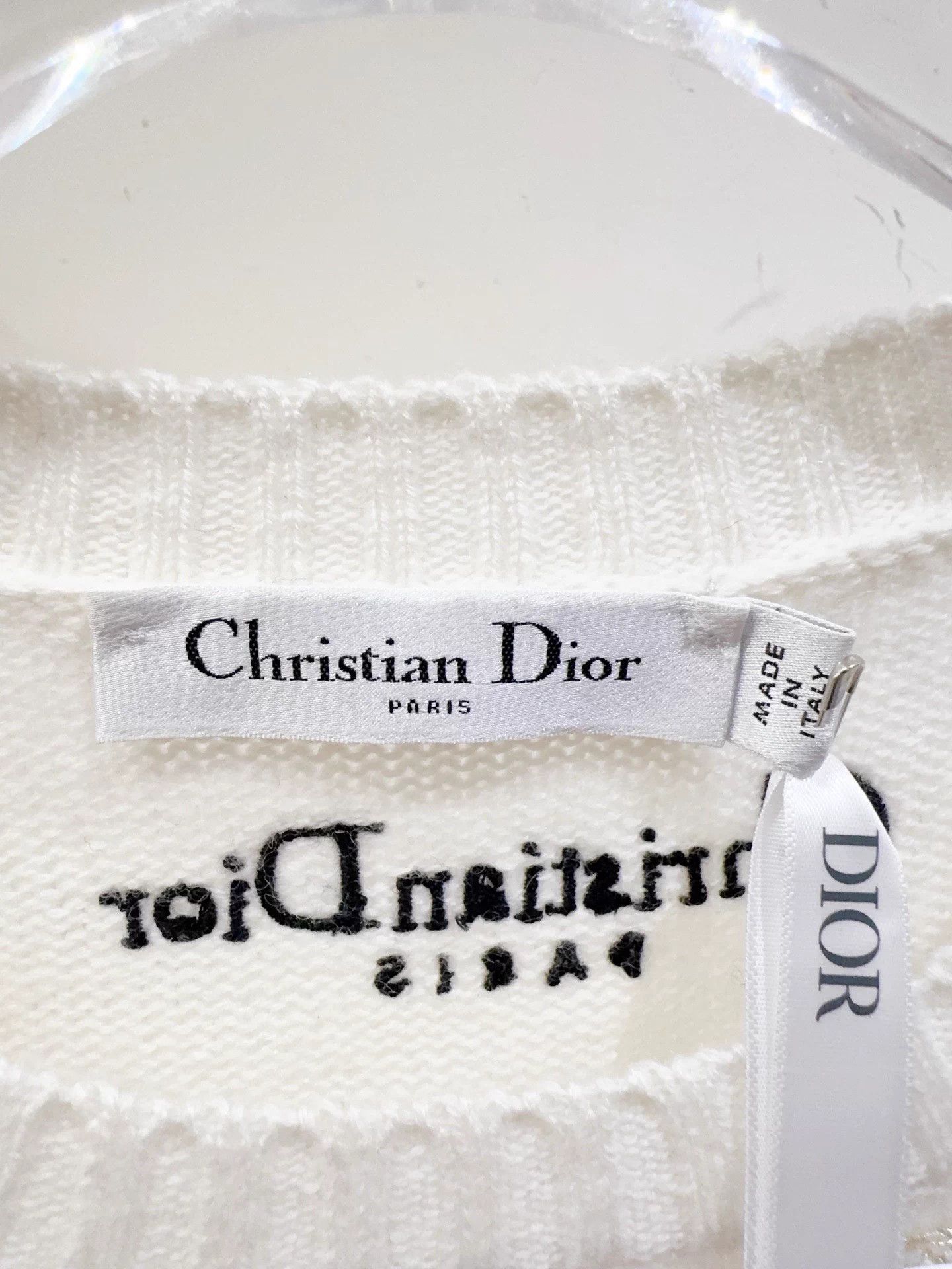 Dior Dior Gold Thread Butterfly Cashmere Sweater F36 Size XS / US 0-2 / IT 36-38 - 2 Thumbnail