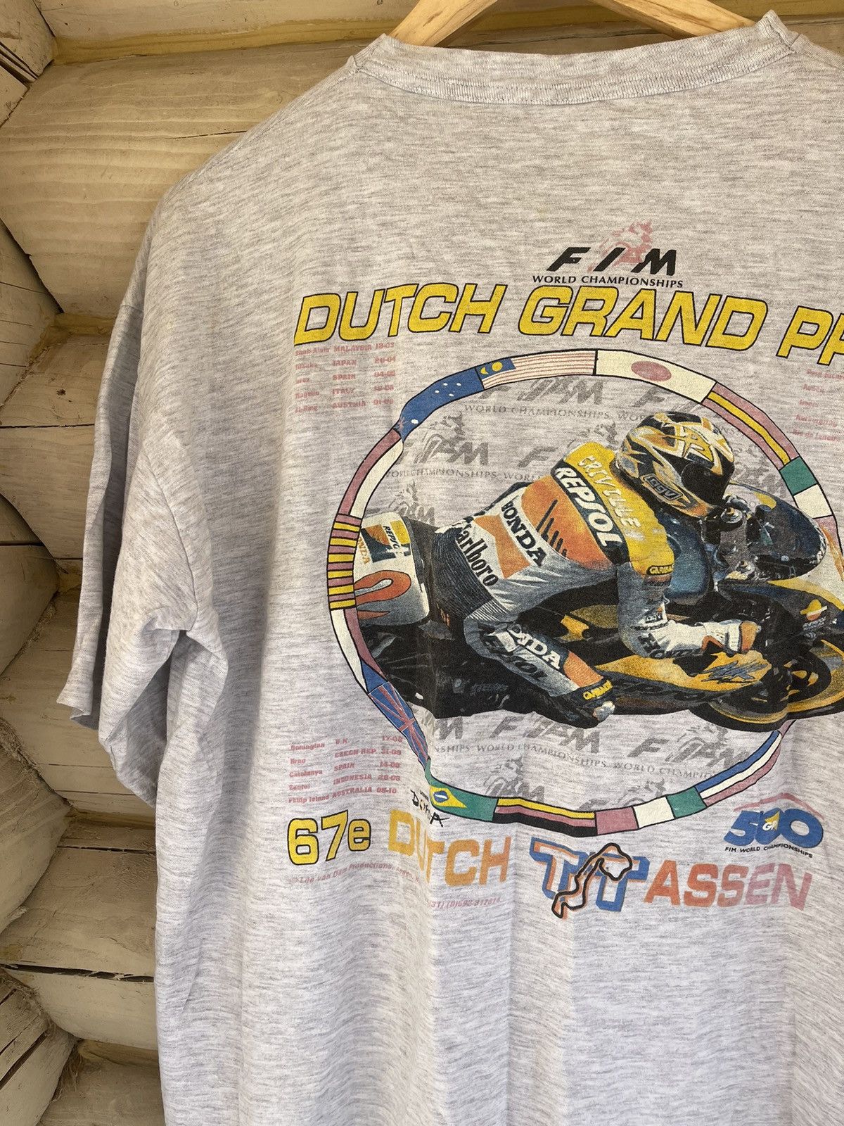 Vintage 1997 Moto TT Grand Prix Dutch World Championship Vintage tee Size US XL / EU 56 / 4 - 15 Thumbnail