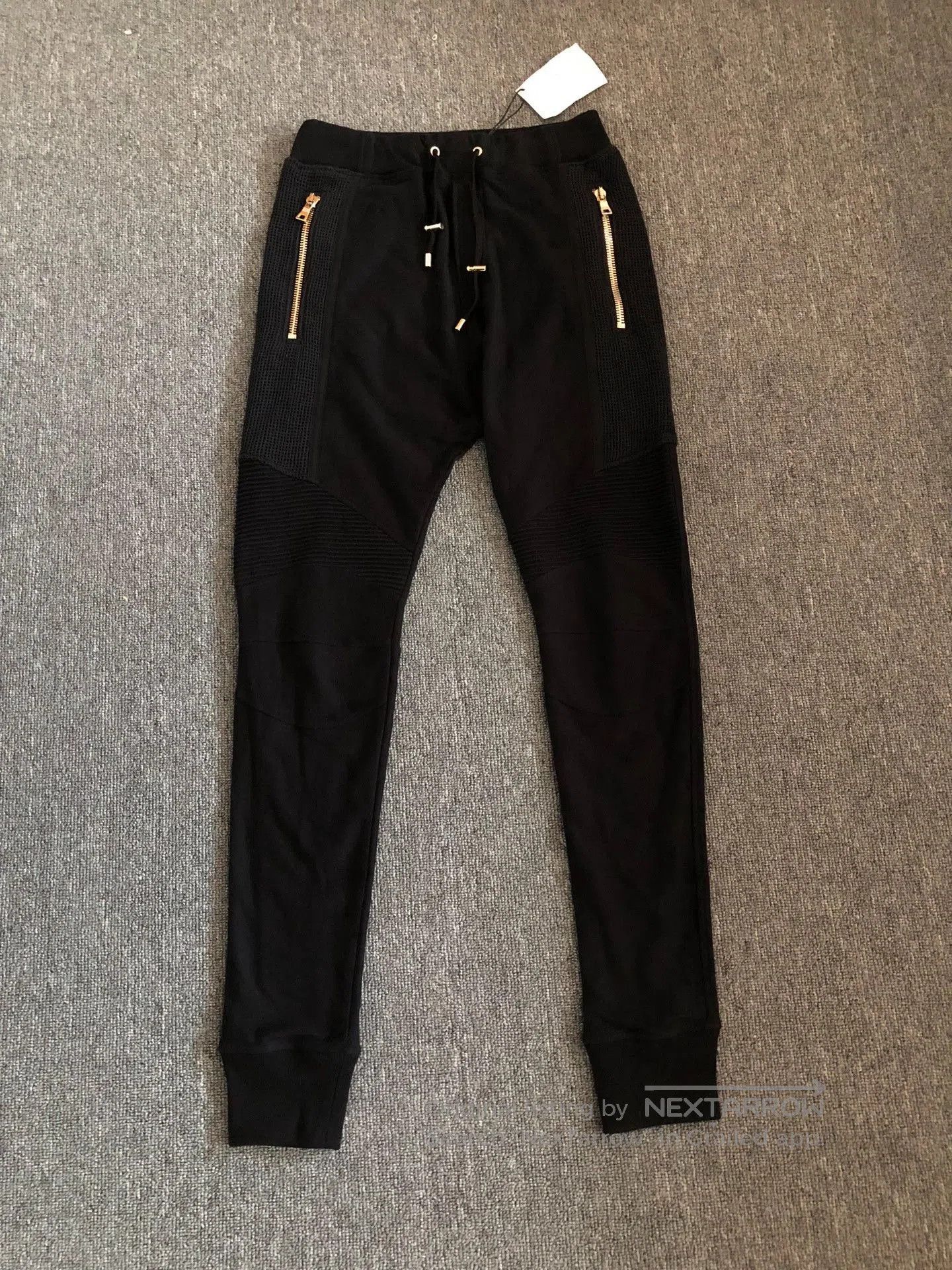 Balmain Balmain Metallic Zipper Track Pants. Size US 32 / EU 48 - 1 Thumbnail