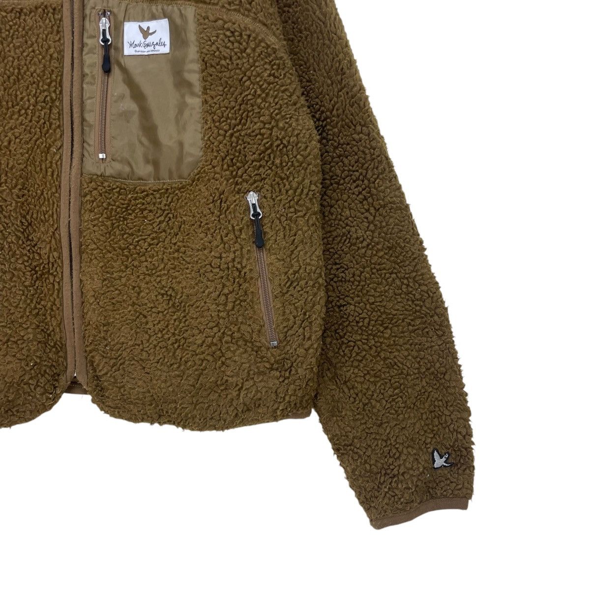 Shorty's Skateboards StreetWear Jacket By Mark Gonzales Sherpa Zipper Jacket Size US M / EU 48-50 / 2 - 5 Thumbnail