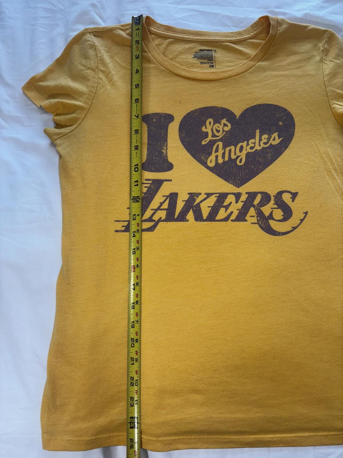 Old Navy Los Angeles Lakers Tee by Old Navy Size L / US 10 / IT 46 - 5 Thumbnail