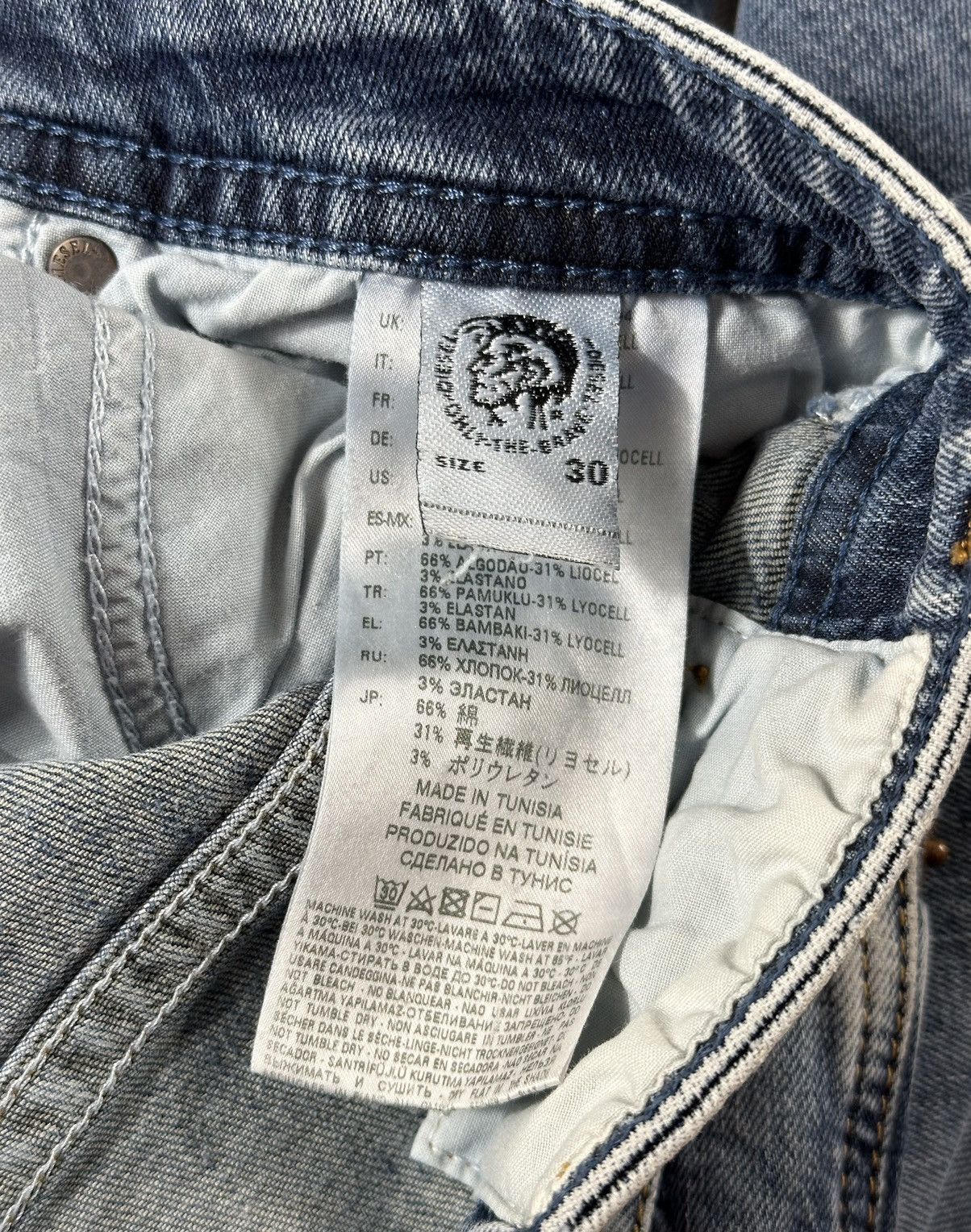 Diesel Diesel Thommer Slim Skinny Denim Jeans Size 30 Size US 30 / EU 46 - 11 Thumbnail