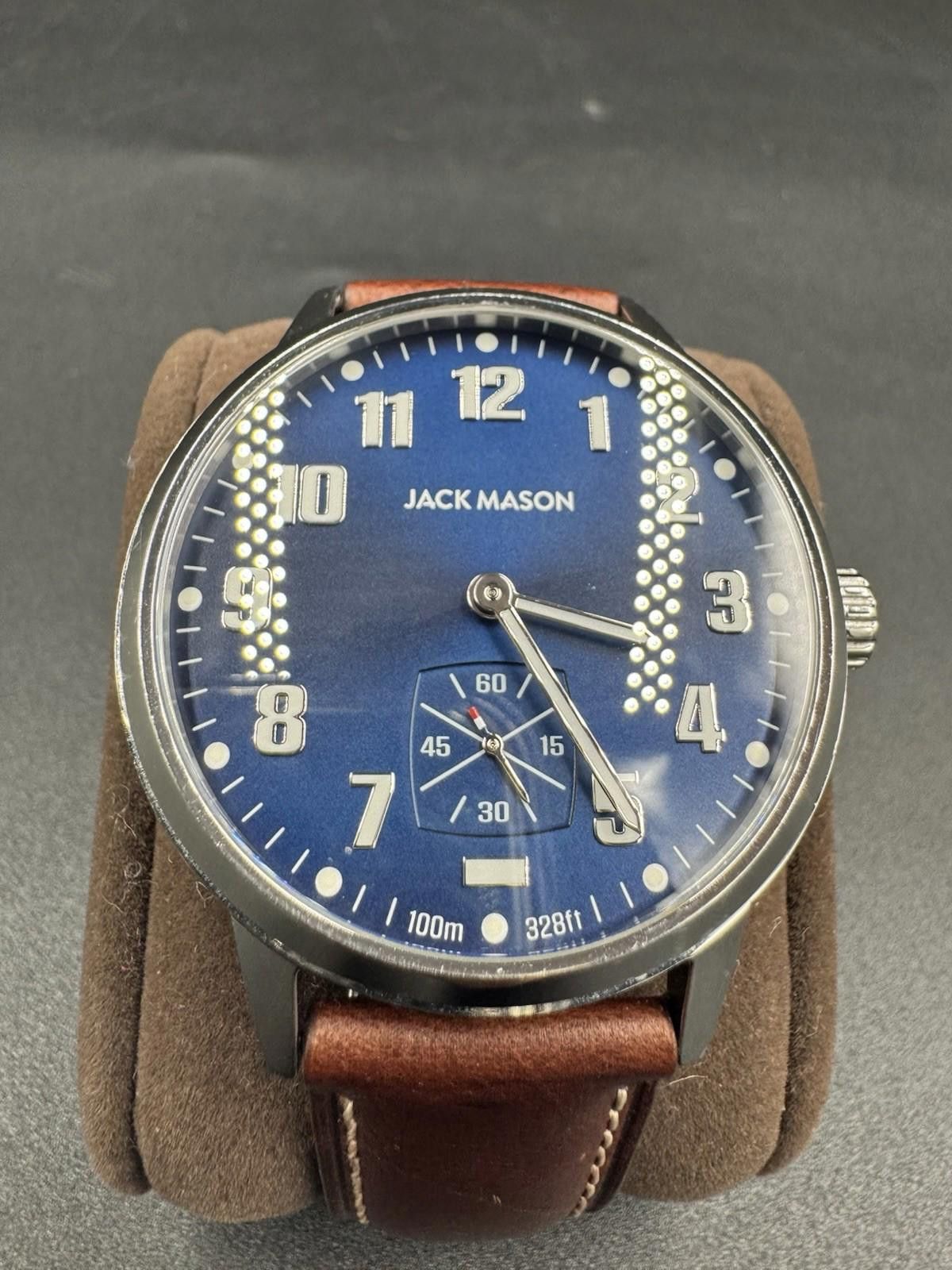 Other Jack Mason Field Sub Second Quartz 38mm Leather Strap - JM-F Size ONE SIZE - 5 Thumbnail