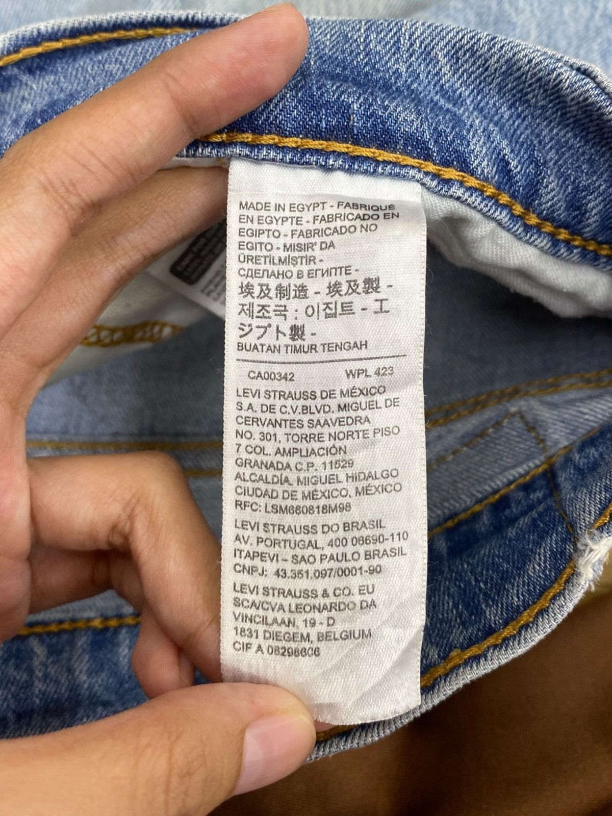 Levi's Levi’s Acid Blue Wash Style Loose Jeans Size US 34 / EU 50 - 10 Thumbnail