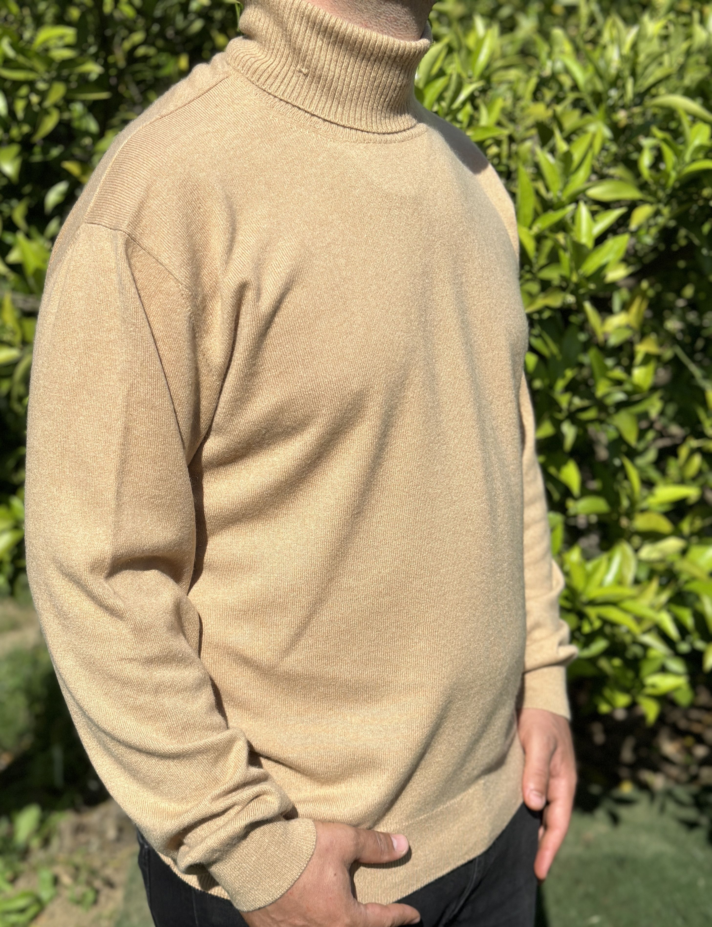 Brioni Cashmere Brioni Solid Light Turtle Neck Size 2XL Slim Fit Size US XXL / EU 58 / 5 - 8 Thumbnail