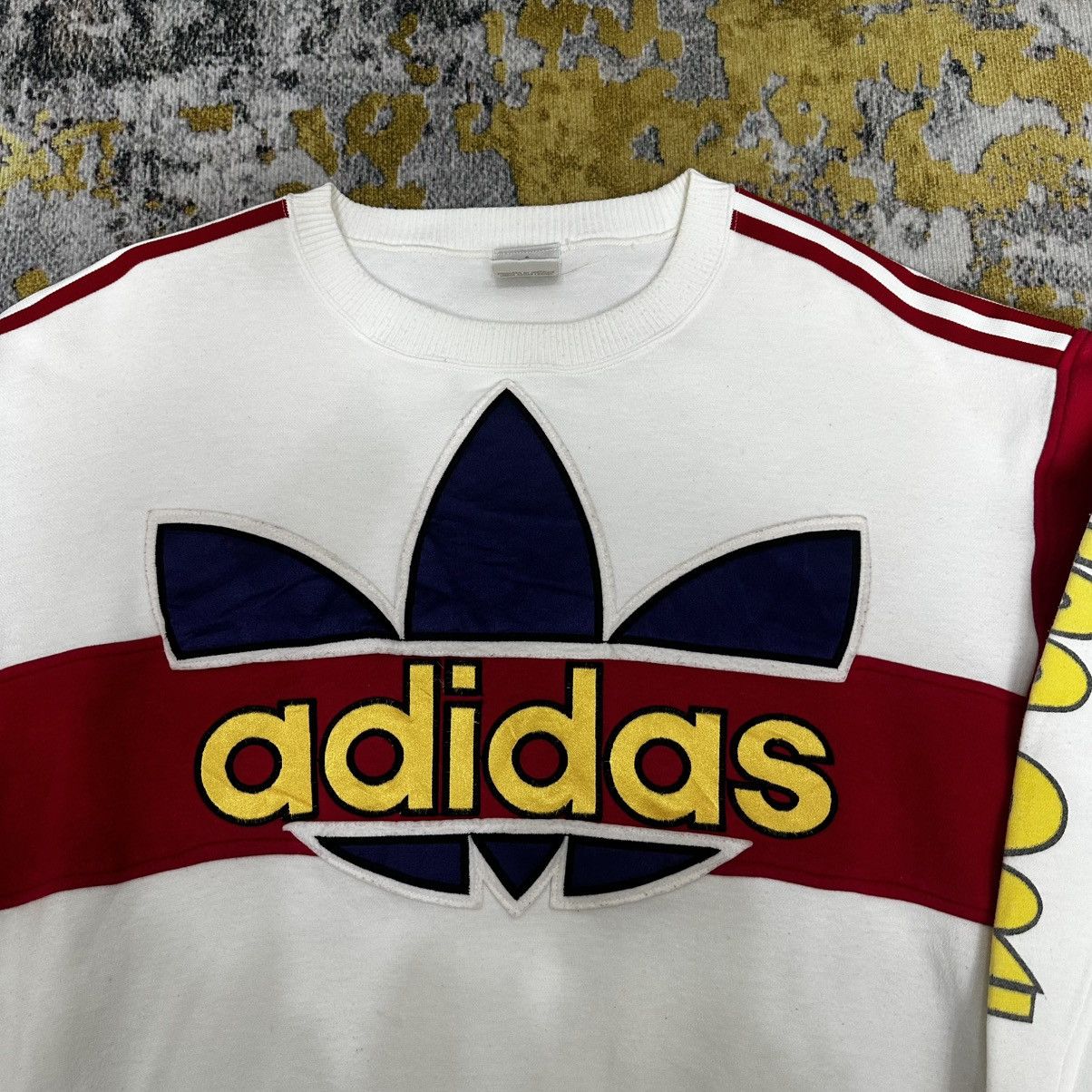 Adidas Vintage 80’s Adidas Sports Embroidery Logo Sweatshirts Size US M / EU 48-50 / 2 - 3 Thumbnail