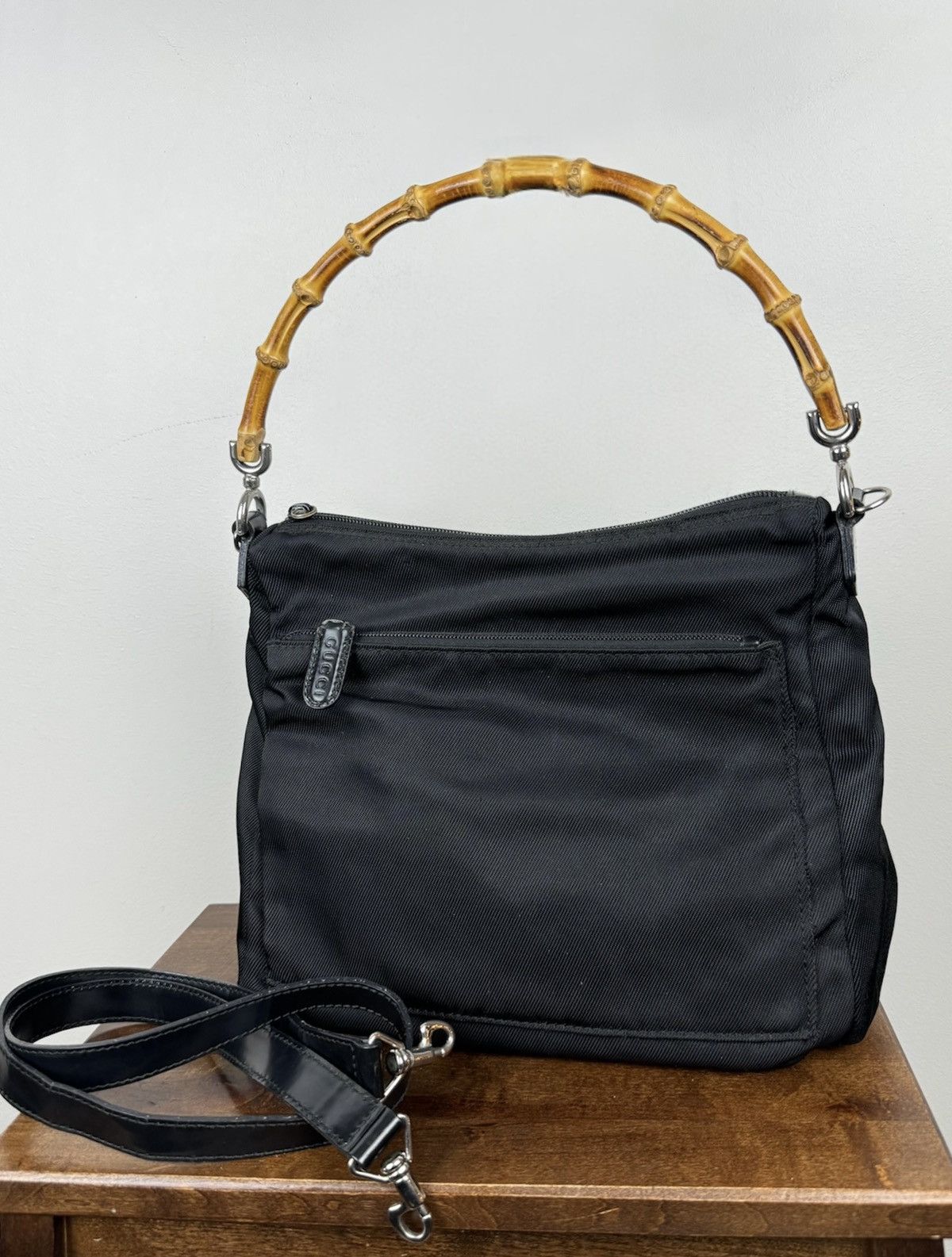 Gucci Shoulder bag Gucci Bamboo canvas original casual luxury item Size ONE SIZE - 1 Thumbnail