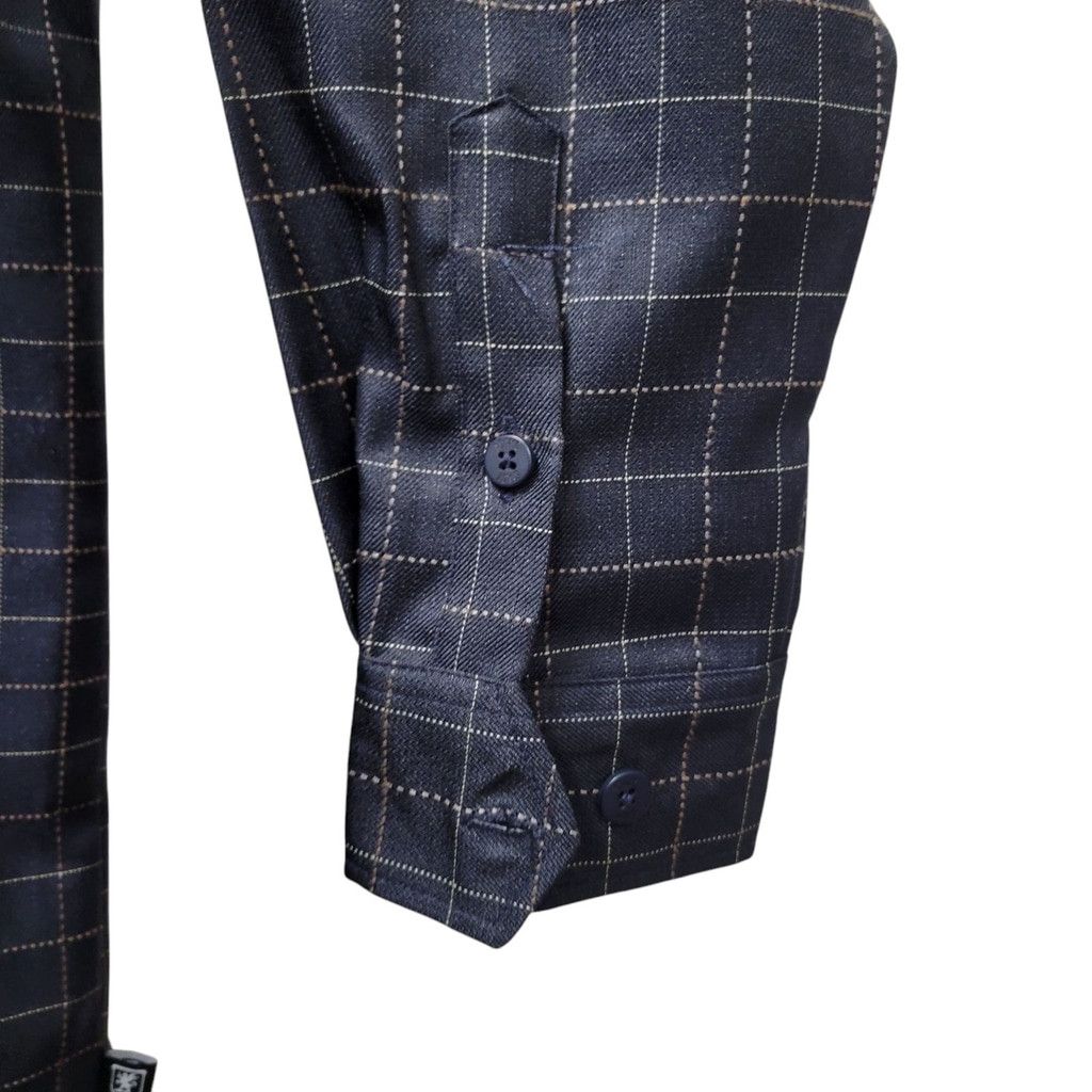 Stacy Adams Stacy Adams Men's Plaid Shirt Jacket Size Large Navy Size US L / EU 52-54 / 3 - 5 Thumbnail