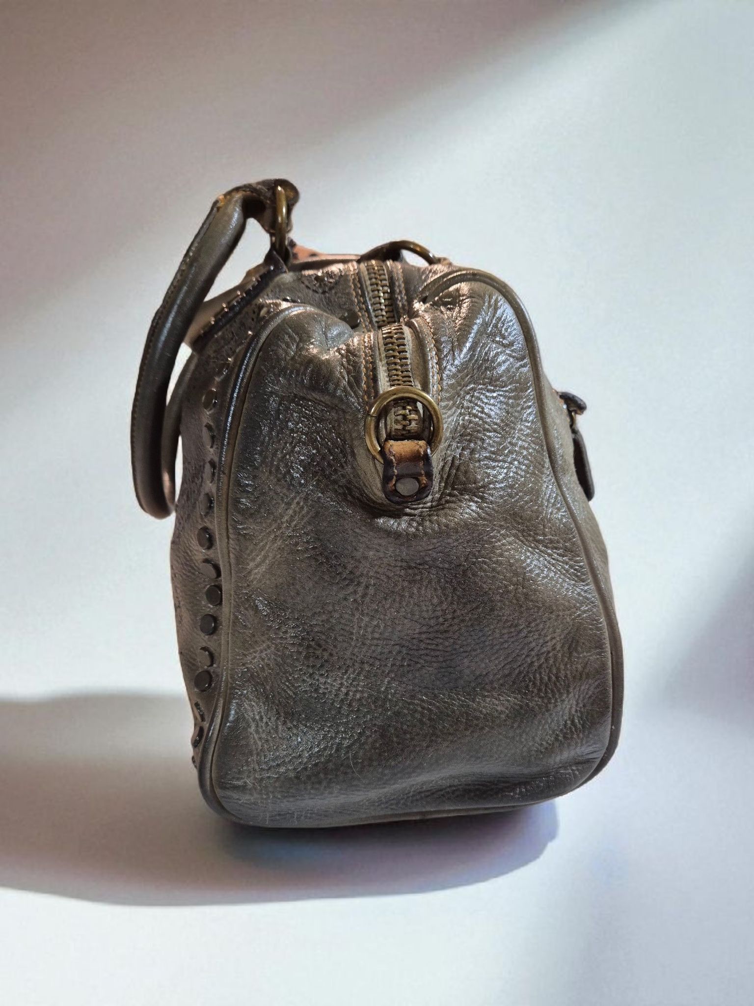 Vera Pelle Bayside – BS683 Limited Edition / Leather Shoulder Bag Size ONE SIZE - 10 Thumbnail
