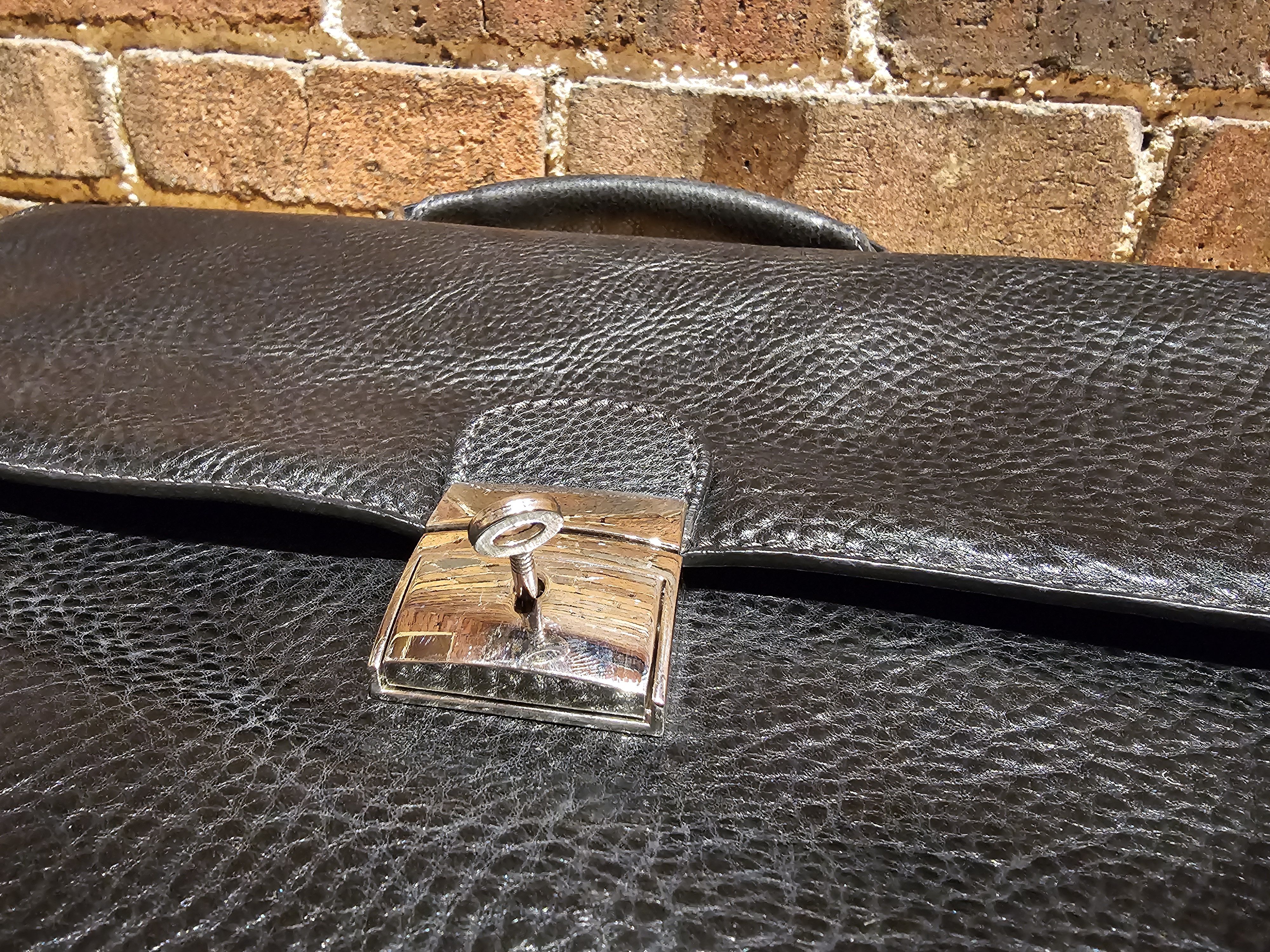 Other Pebbled leather briefcase from Scuola del Cuoio (Florence) Size ONE SIZE - 14 Thumbnail