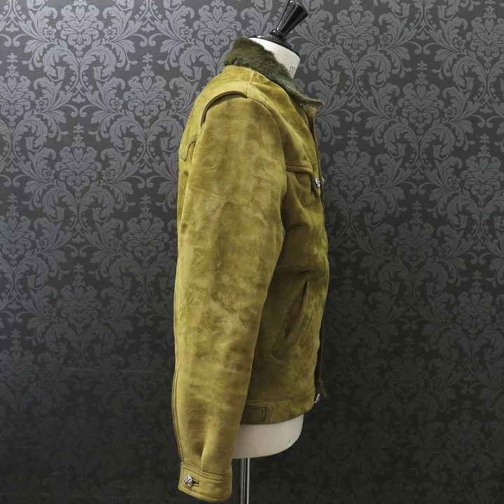 Chrome Hearts Chrome Hearts Cross Button Suede Jacket Size US S / EU 44-46 / 1 - 2 Thumbnail