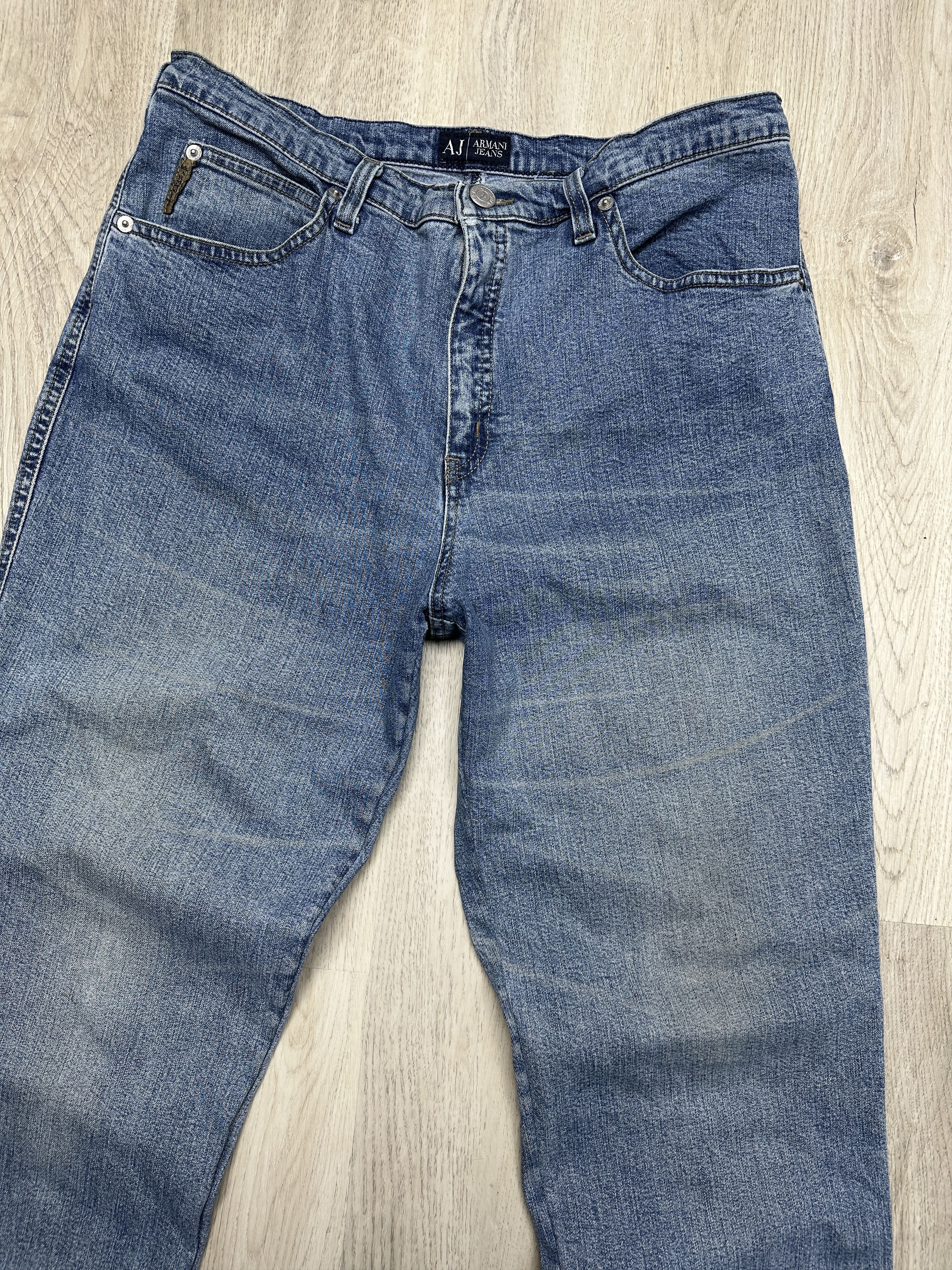 Armani Armani Jeans 90s Vintage Mens Denim Pants Jeans Size US 33 - 6 Thumbnail