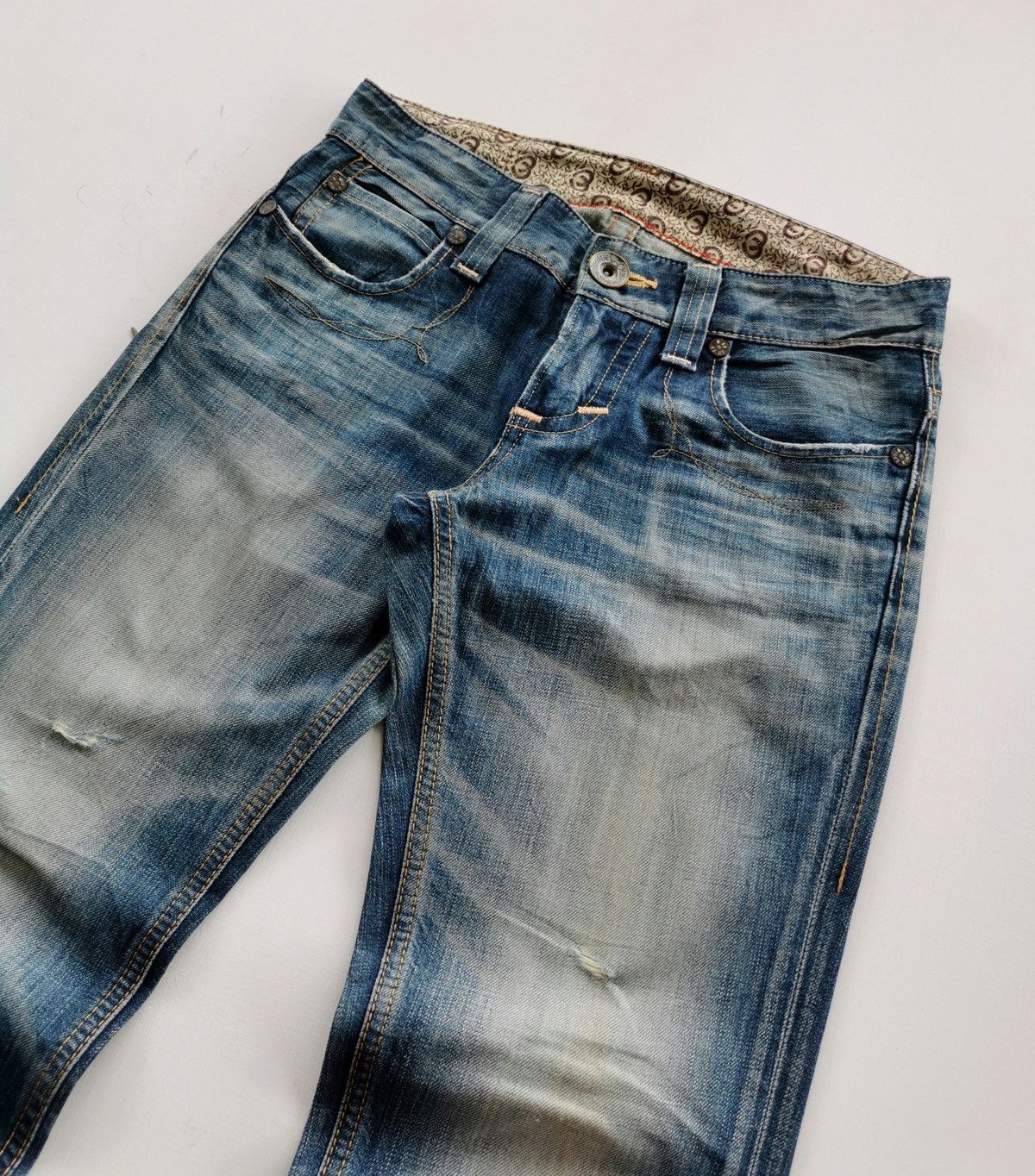 Edwin Edwin 503 Distressed Jeans Size US 30 / EU 46 - 4 Thumbnail