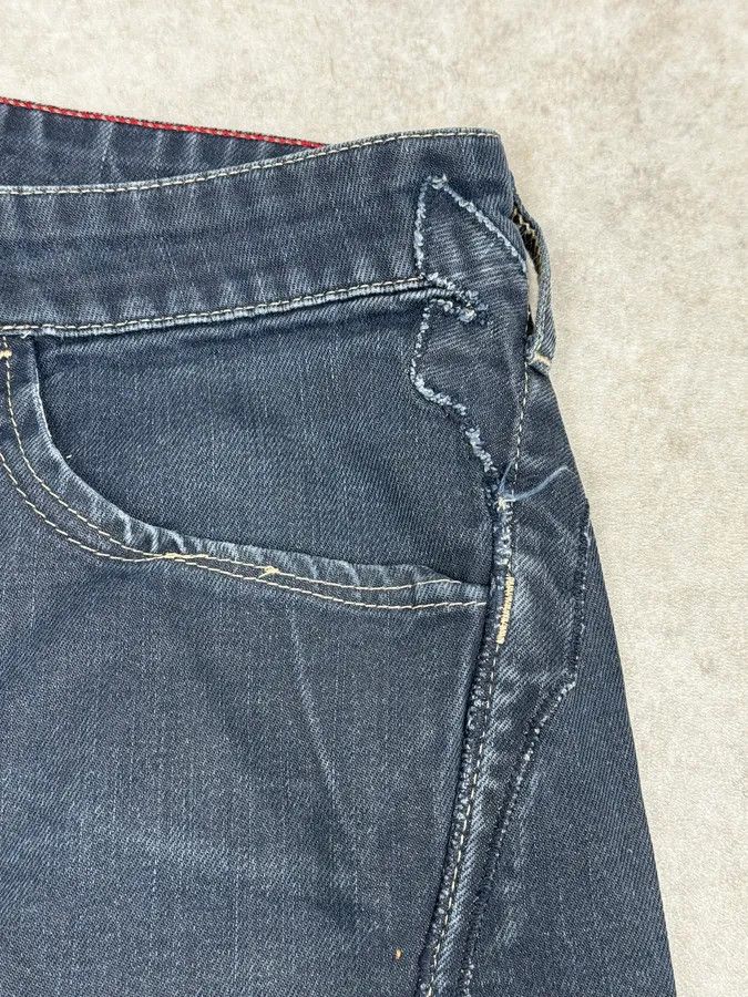 Marithe + Francois Girbaud 2000s Marithé + François Girbaud Faded Blue Slim Pants Size US 30 / EU 46 - 8 Thumbnail
