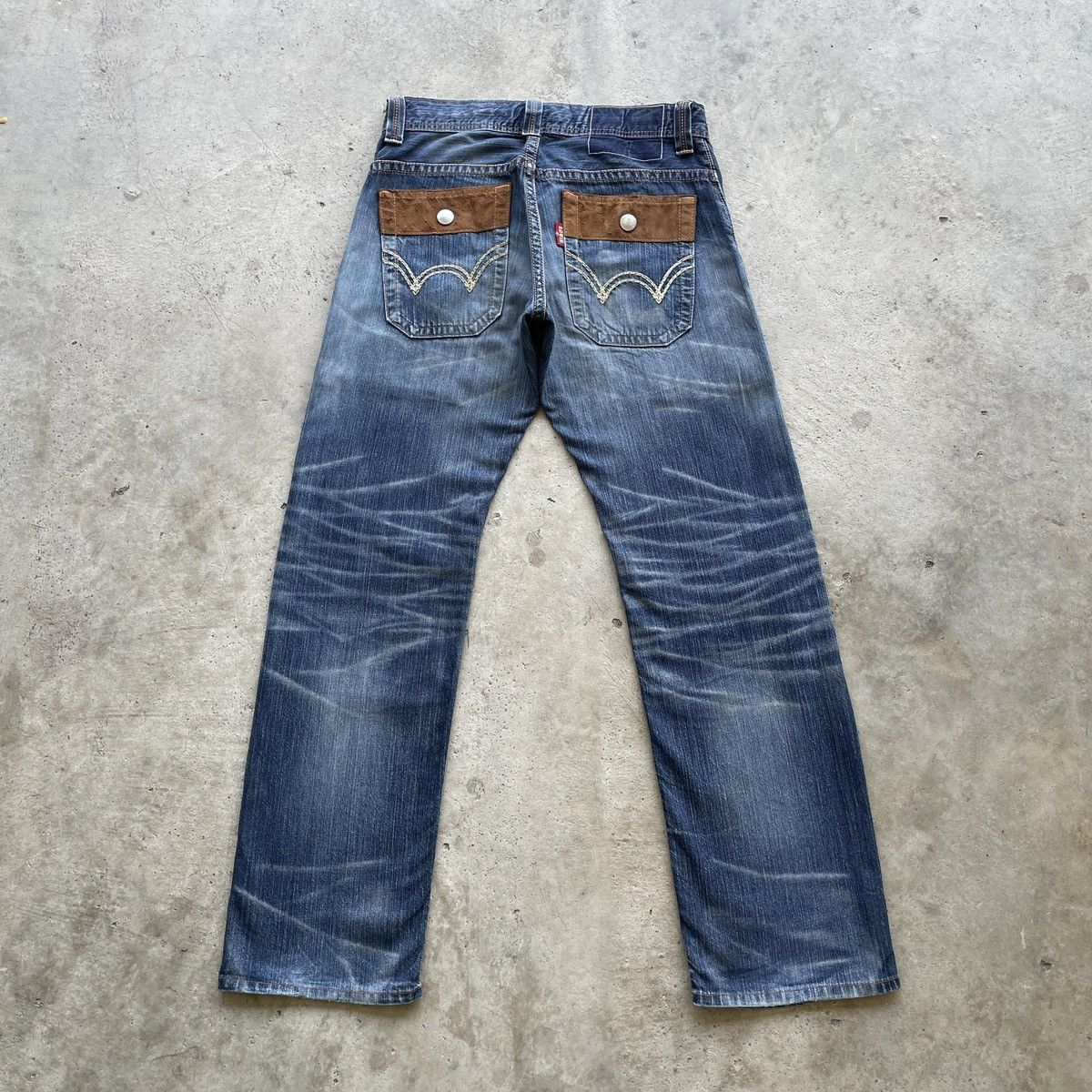 Edwin Vintage Edwin Denim Faded Distressed Jeans Pants W32x31 Size US 32 / EU 48 - 2 Thumbnail