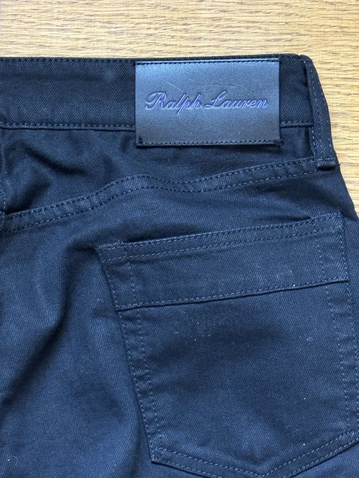 Ralph Lauren Purple Label Purple Label Ralph Lauren Skinny Moto Jeans Size US 30 / EU 46 - 4 Thumbnail