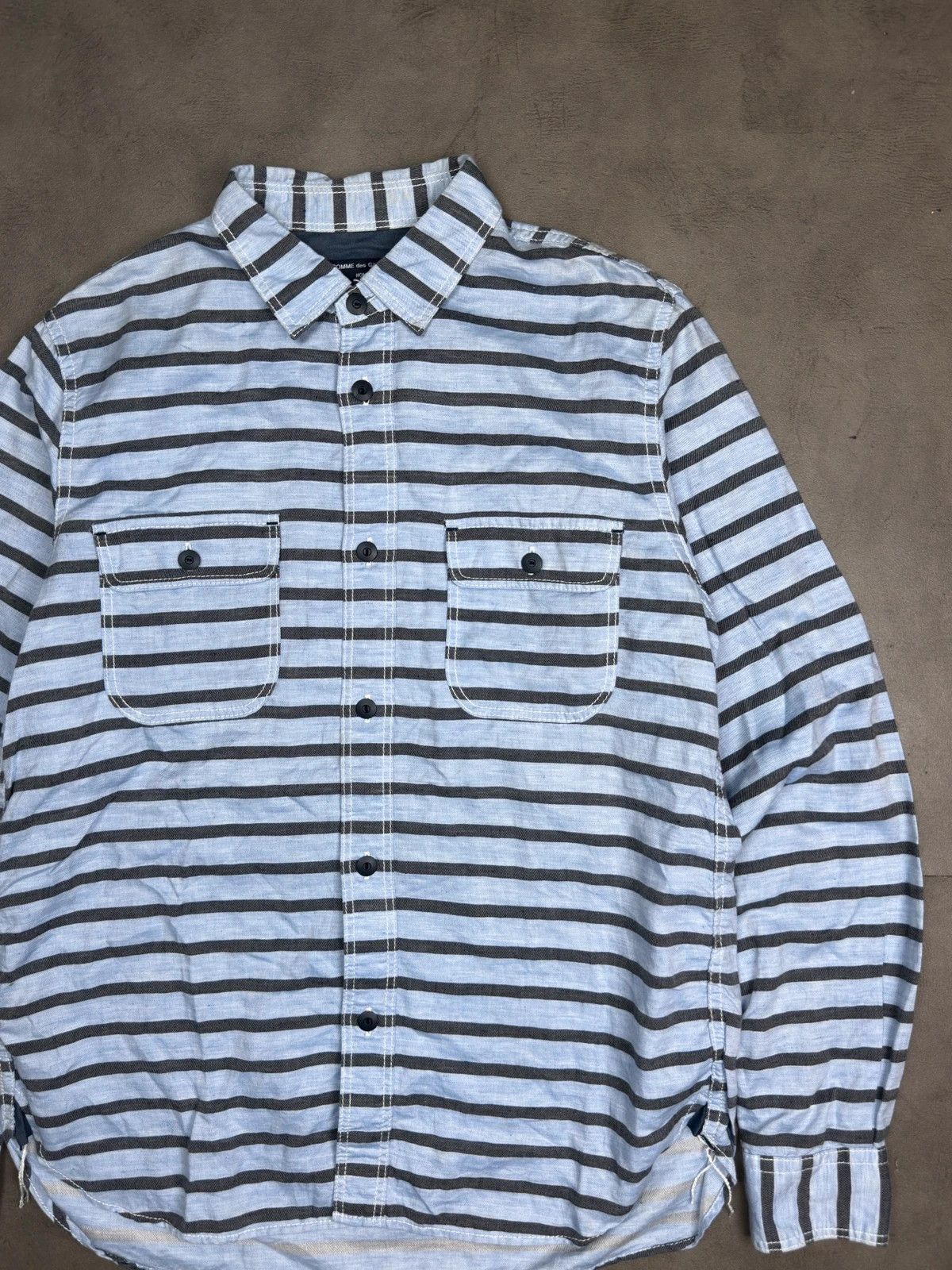 Comme des Garcons Comm des Garçons AD2015 archive striped shirt Size US M / EU 48-50 / 2 - 6 Thumbnail