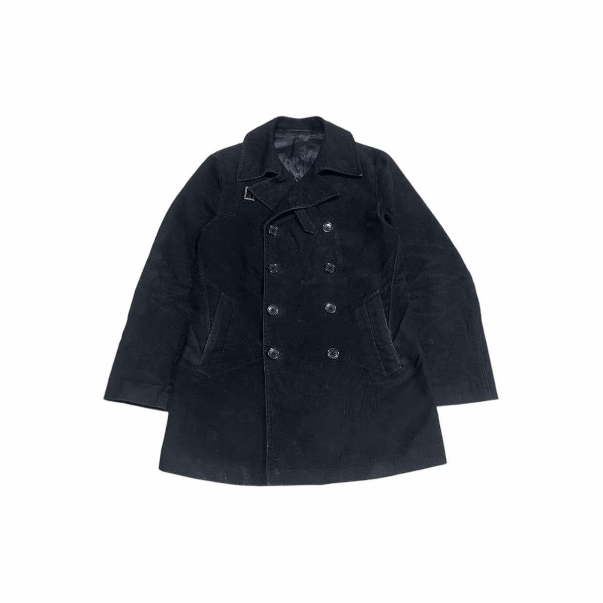 Japanese Brand 🔥Vintage Visaruno Peacoat Double Breast Jacket Size US L / EU 52-54 / 3 - 2 Thumbnail