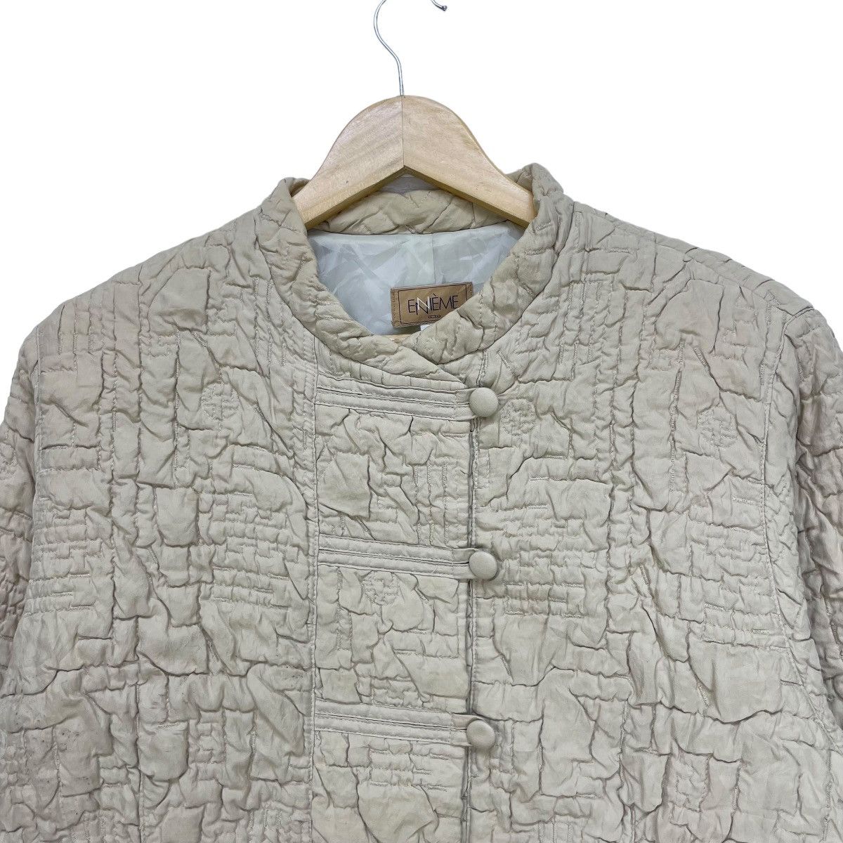 Issey Miyake × Japanese Brand Vintage Japanese Brand Enieme Quiltted Chinese Button Size M / US 6-8 / IT 42-44 - 3 Thumbnail