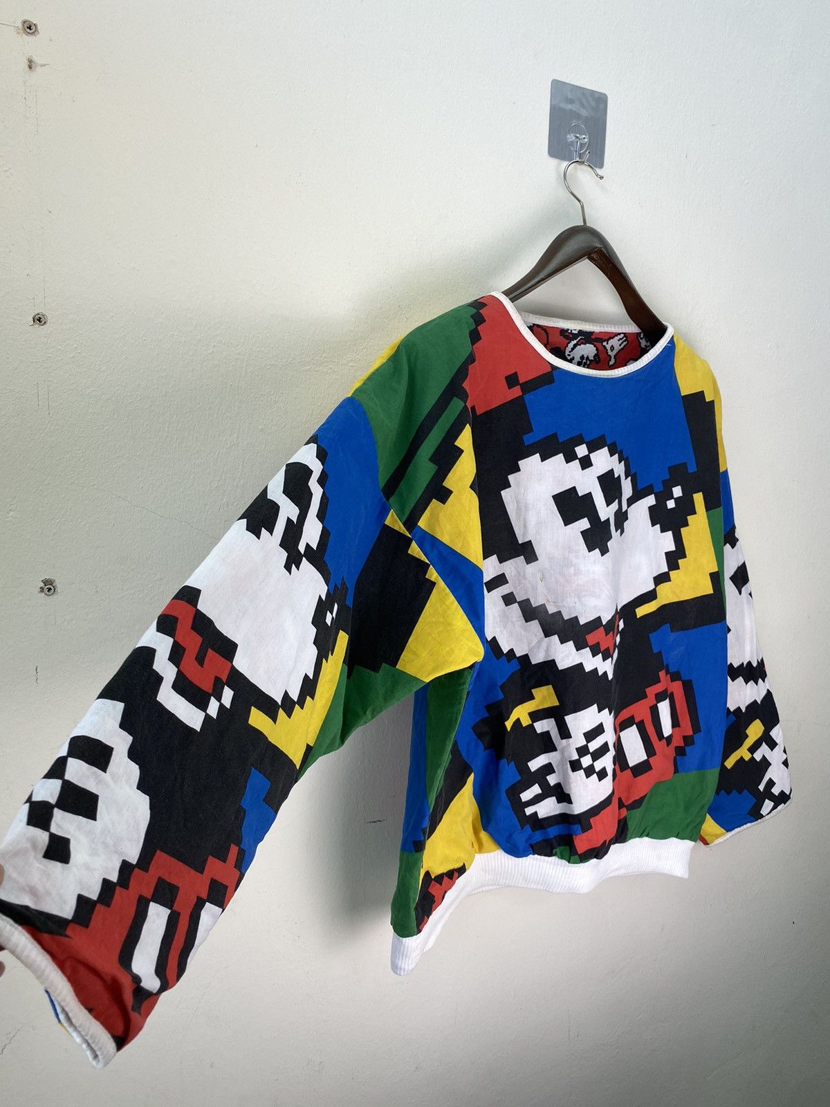 Cartoon Network × Mickey Mouse Rare! Mickey Mouse Multicolour Riversible Sweatshirt Size US L / EU 52-54 / 3 - 4 Thumbnail