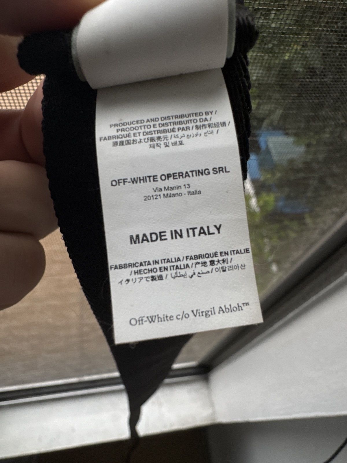Off-White Off-White Hands Logo Industrial Belt Size 38 - 8 Thumbnail