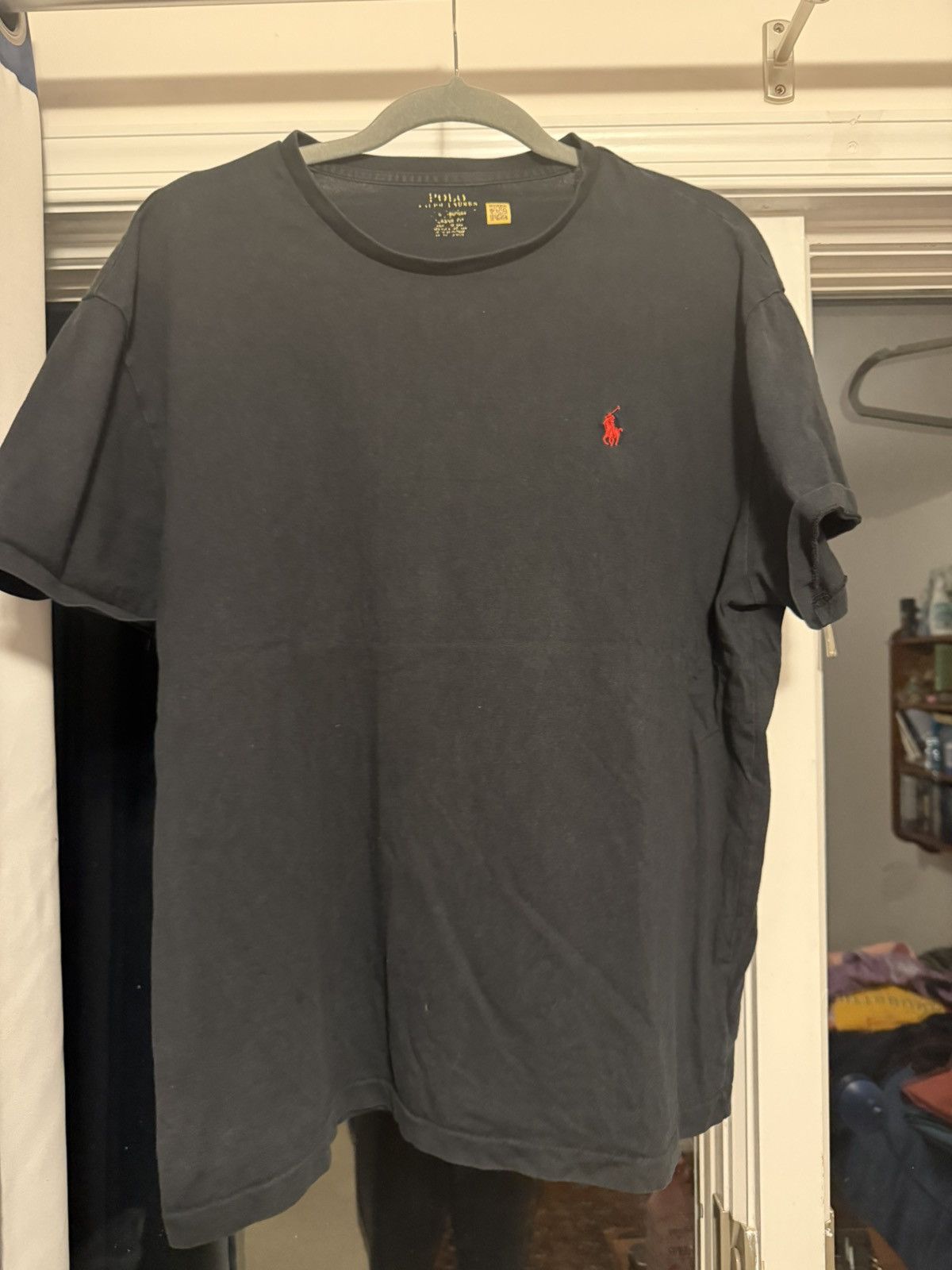 Polo Ralph Lauren Polo Ralph Lauren Black Shirt Red Horse Size US L / EU 52-54 / 3 - 1 Thumbnail