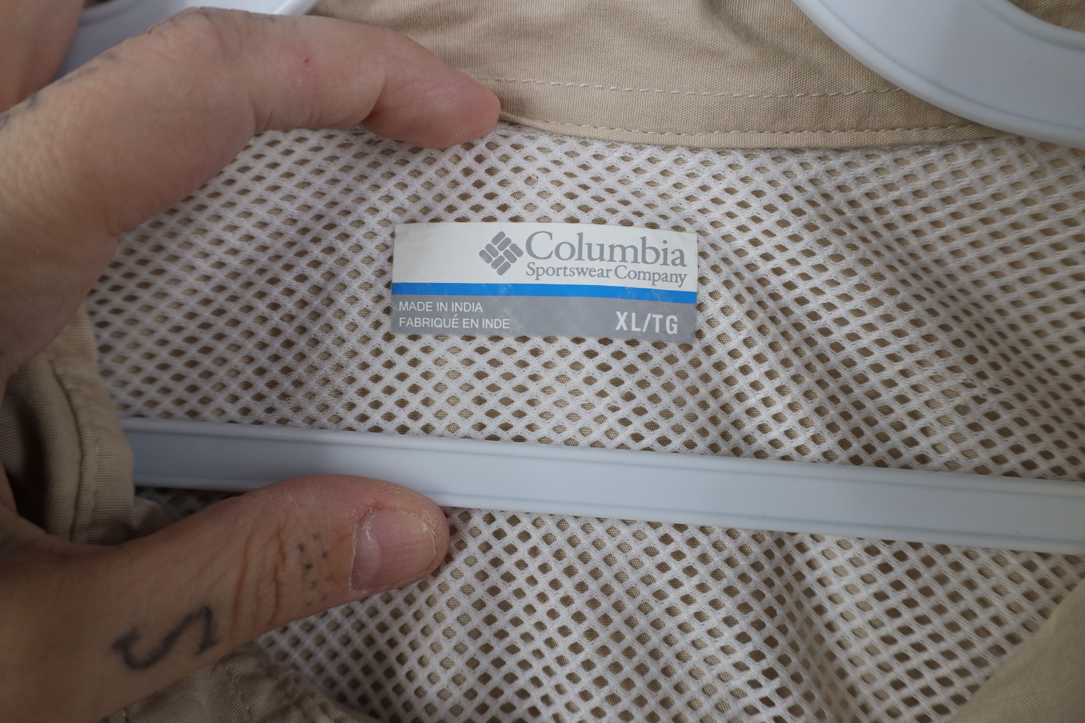 Columbia Columbia PFG Fishing Collared Button Down Shirt Beige Size US XL / EU 56 / 4 - 10 Thumbnail
