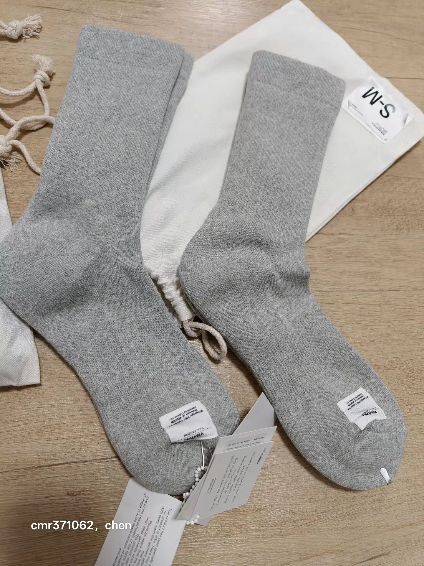 Visvim VISVIM 26SS ACHILLES SOCKS HI NEW Grey SM/ML Size ONE SIZE - 4 Thumbnail