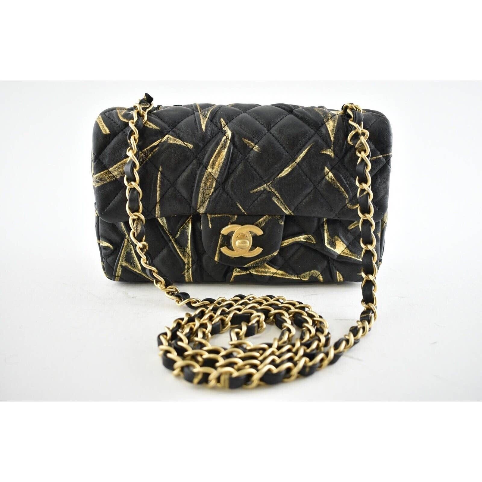 Chanel Chanel Mini Flap Rectangle CC Quilted Chain Crossbody Bag Size ONE SIZE - 2 Thumbnail