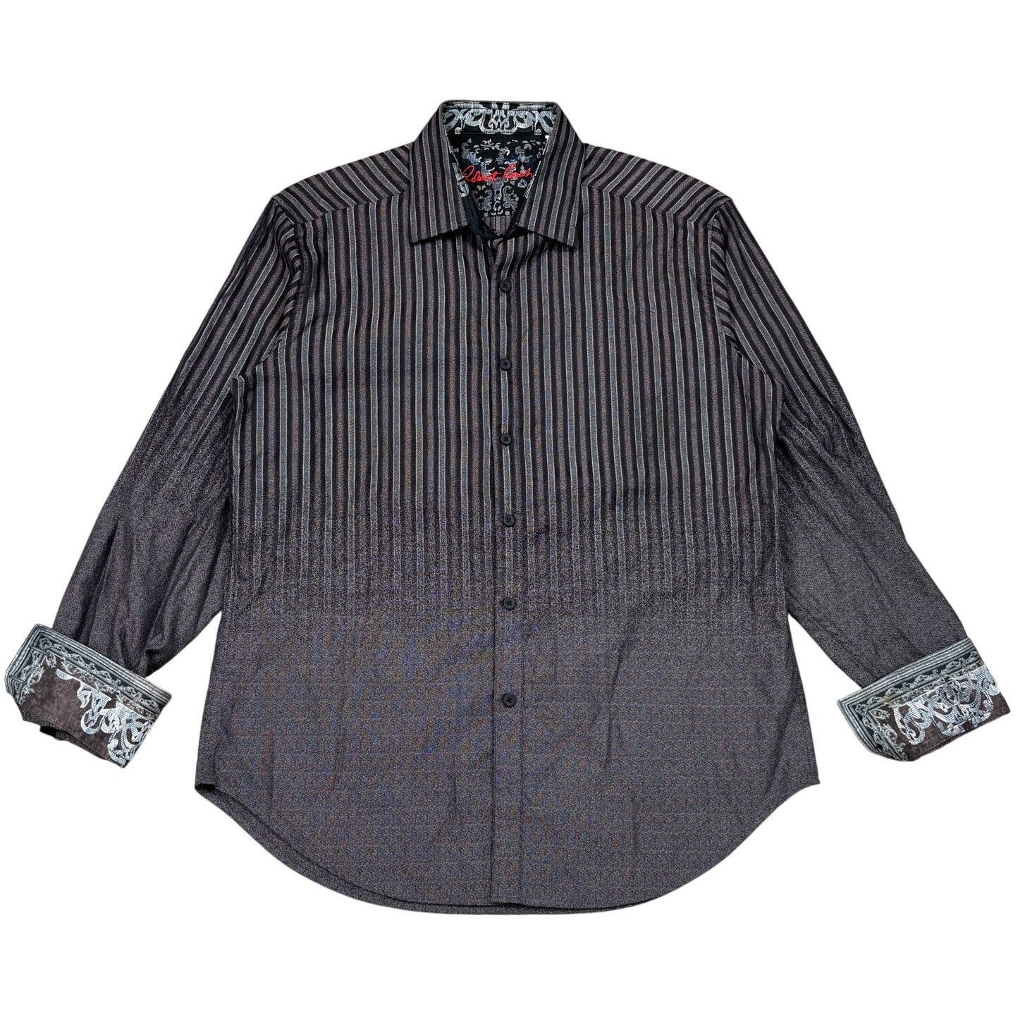 Robert Graham Robert Graham Classic Fit Gradient Flip Cuff Button Up M Size US M / EU 48-50 / 2 - 1 Thumbnail