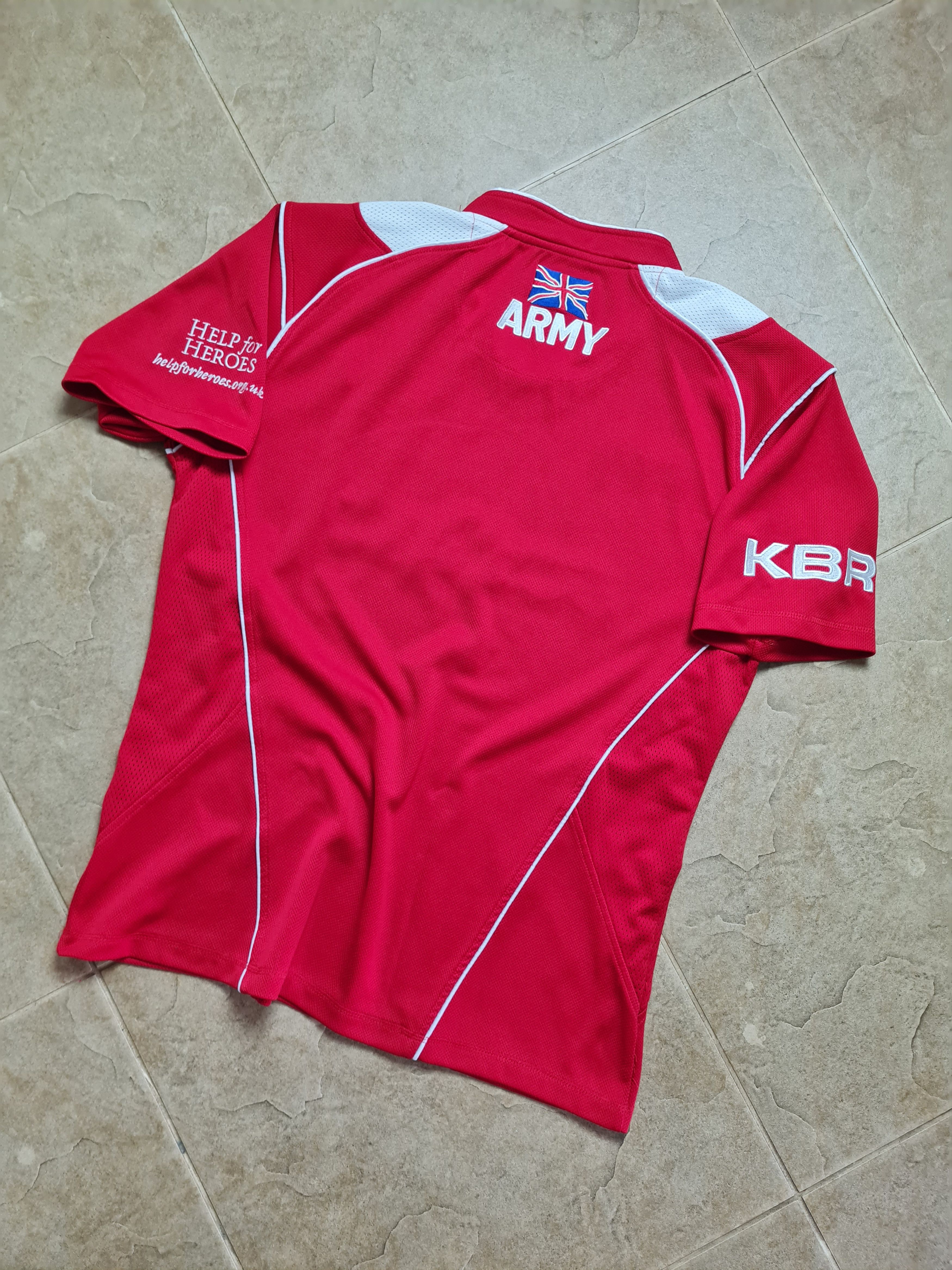 Other Kooga Jersey British Army Rugby Home Shirt 2010 Red Top Size US L / EU 52-54 / 3 - 10 Thumbnail
